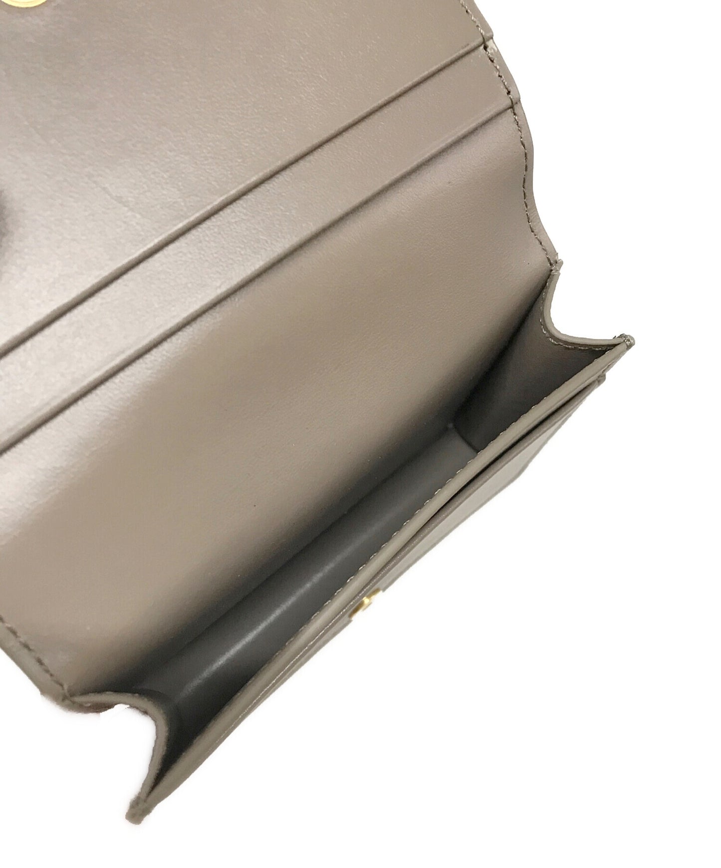 [Pre-owned] CELINE Grained calfskin card case 10J813BEL.10BL