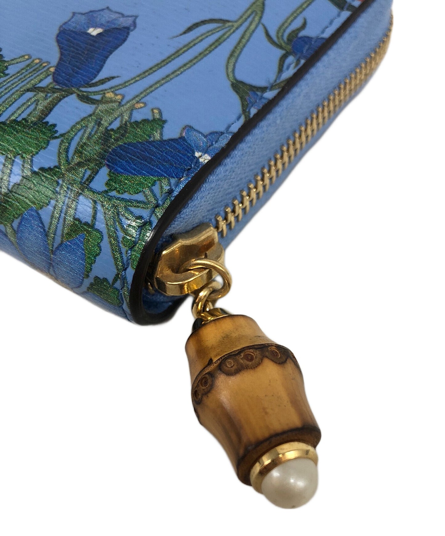 [Pre-owned] GUCCI Round Zipper Wallet 453158