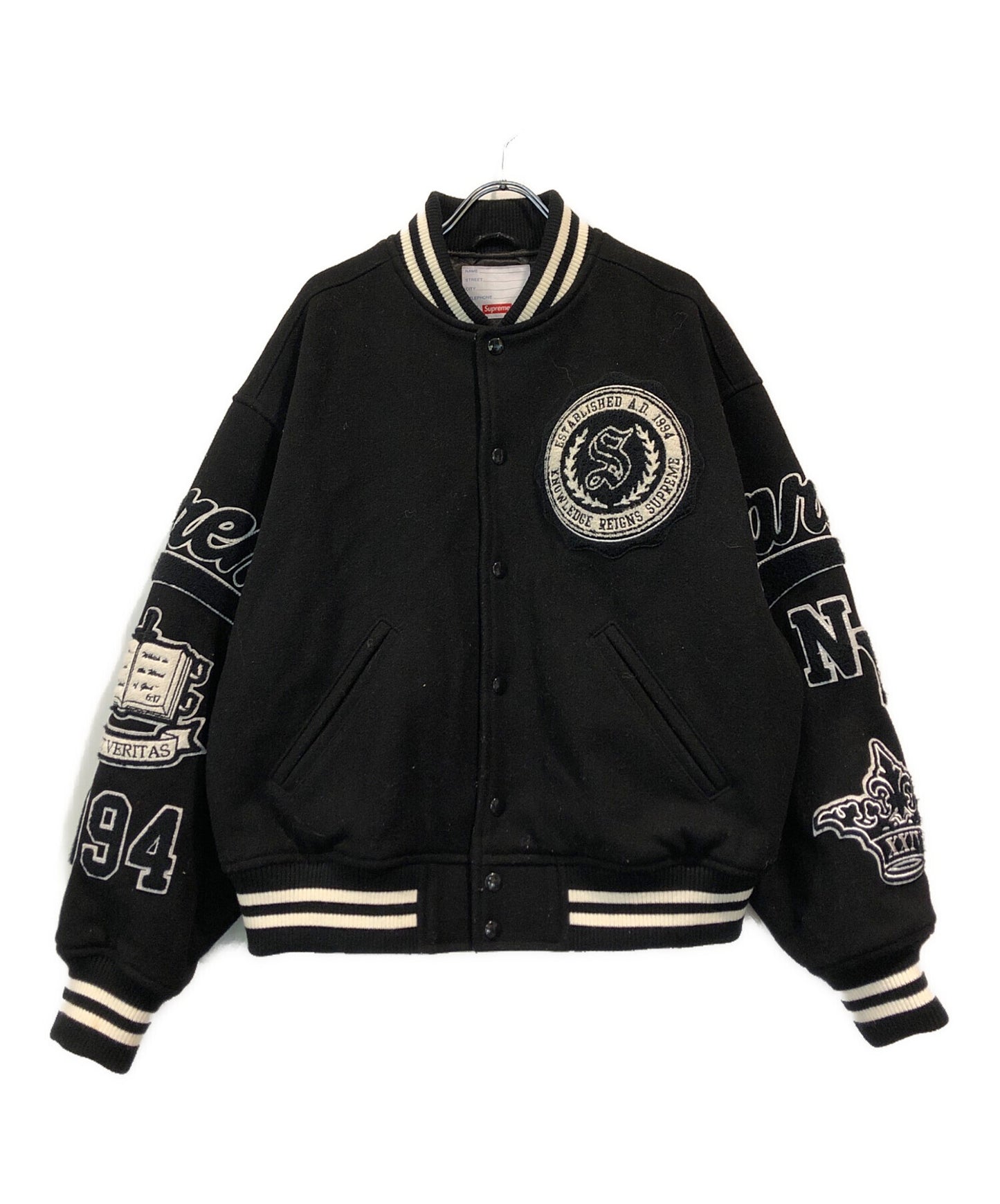 [Pre-owned] SUPREME 24FW Veritas Varsity Jacket