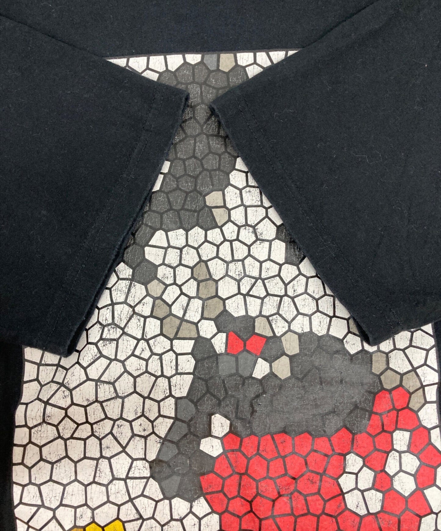 [Pre-owned] NUMBER (N)INE Crack Mickey Print T-shirt