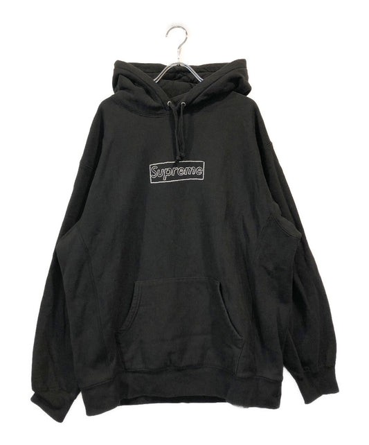 [Pre-owned] SUPREME Chalk Logo Hooded Sweatshirt