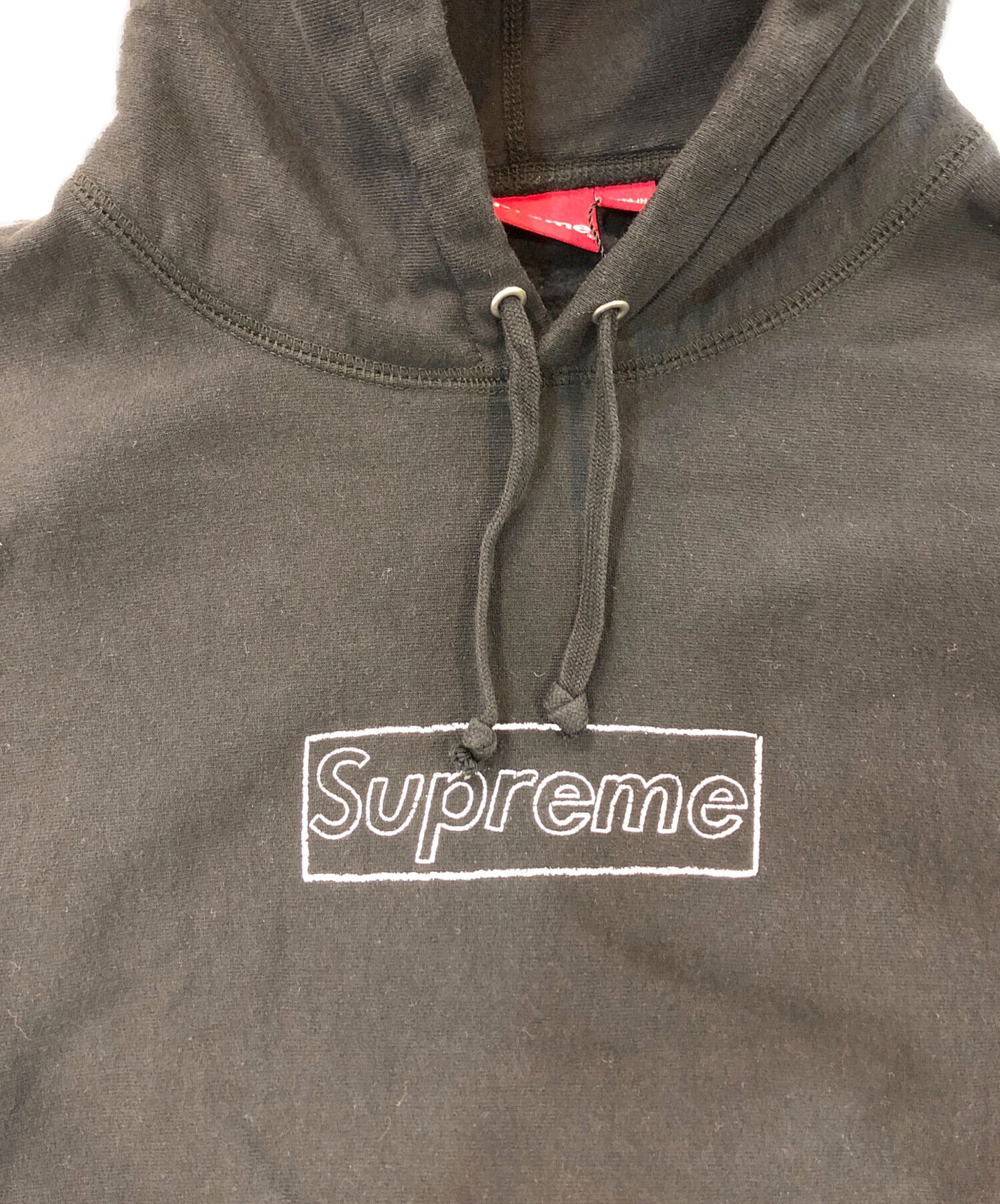 [Pre-owned] SUPREME Chalk Logo Hooded Sweatshirt