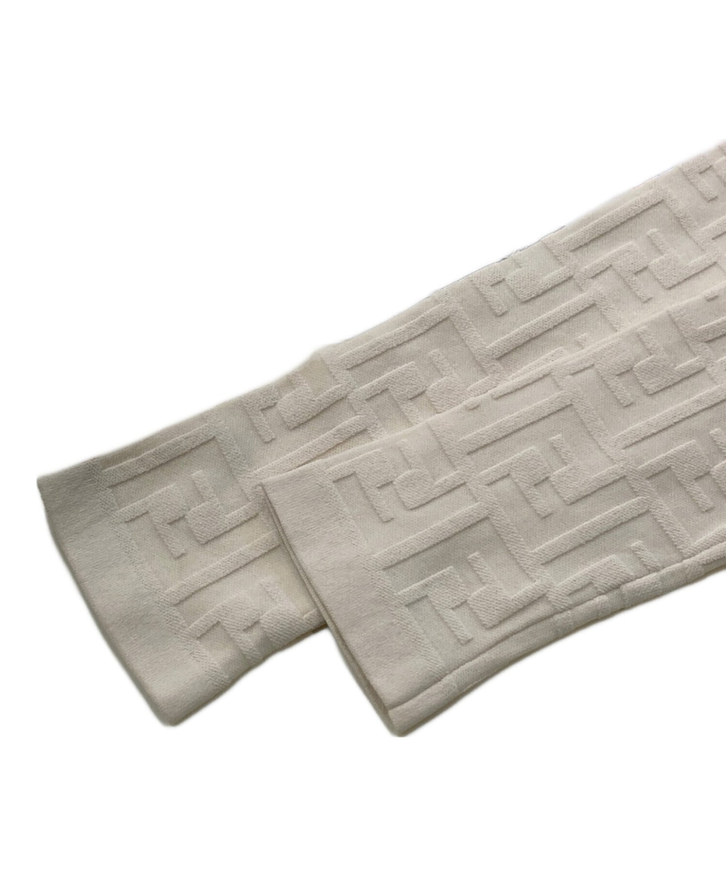 [Pre-owned] FENDI 24AW embossed-FF bodycon dress FZDB85AQ41