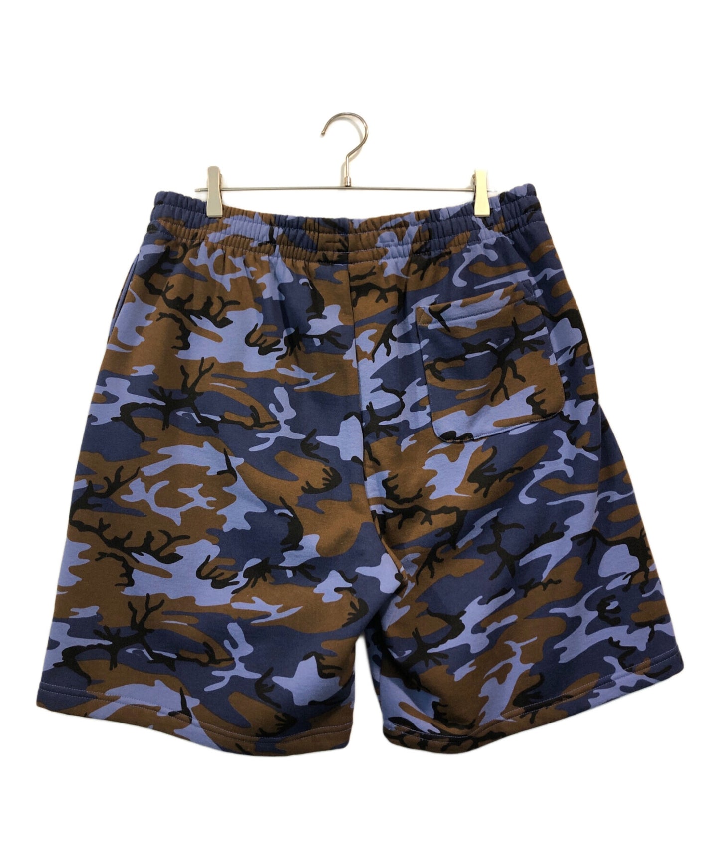 [Pre-owned] SUPREME Small Box Sweatshirt Shorts "Blue Camo"