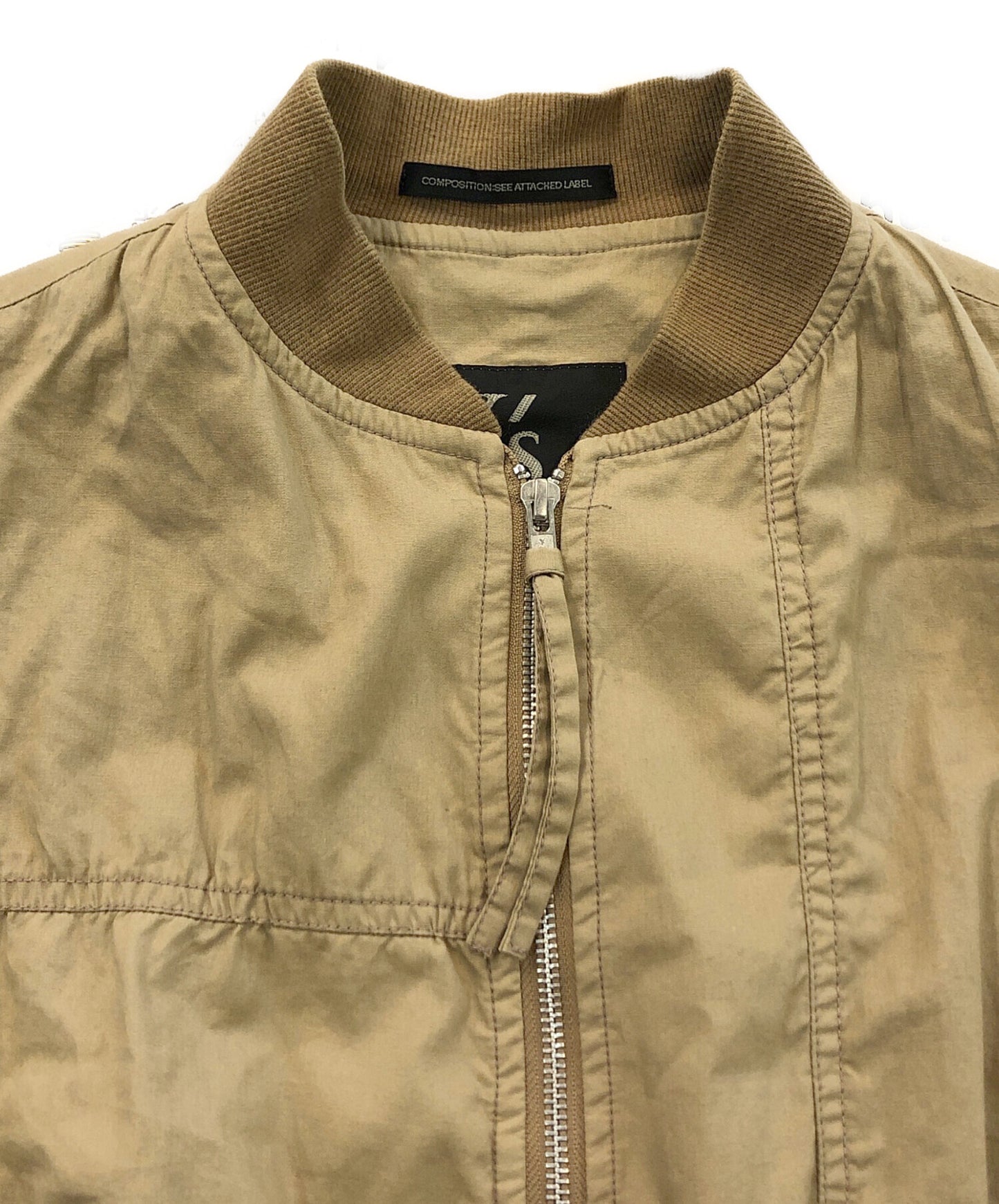 [Pre-owned] Y's Cotton Poly Washer Short-Sleeved Short Blouson YT-Y05-027