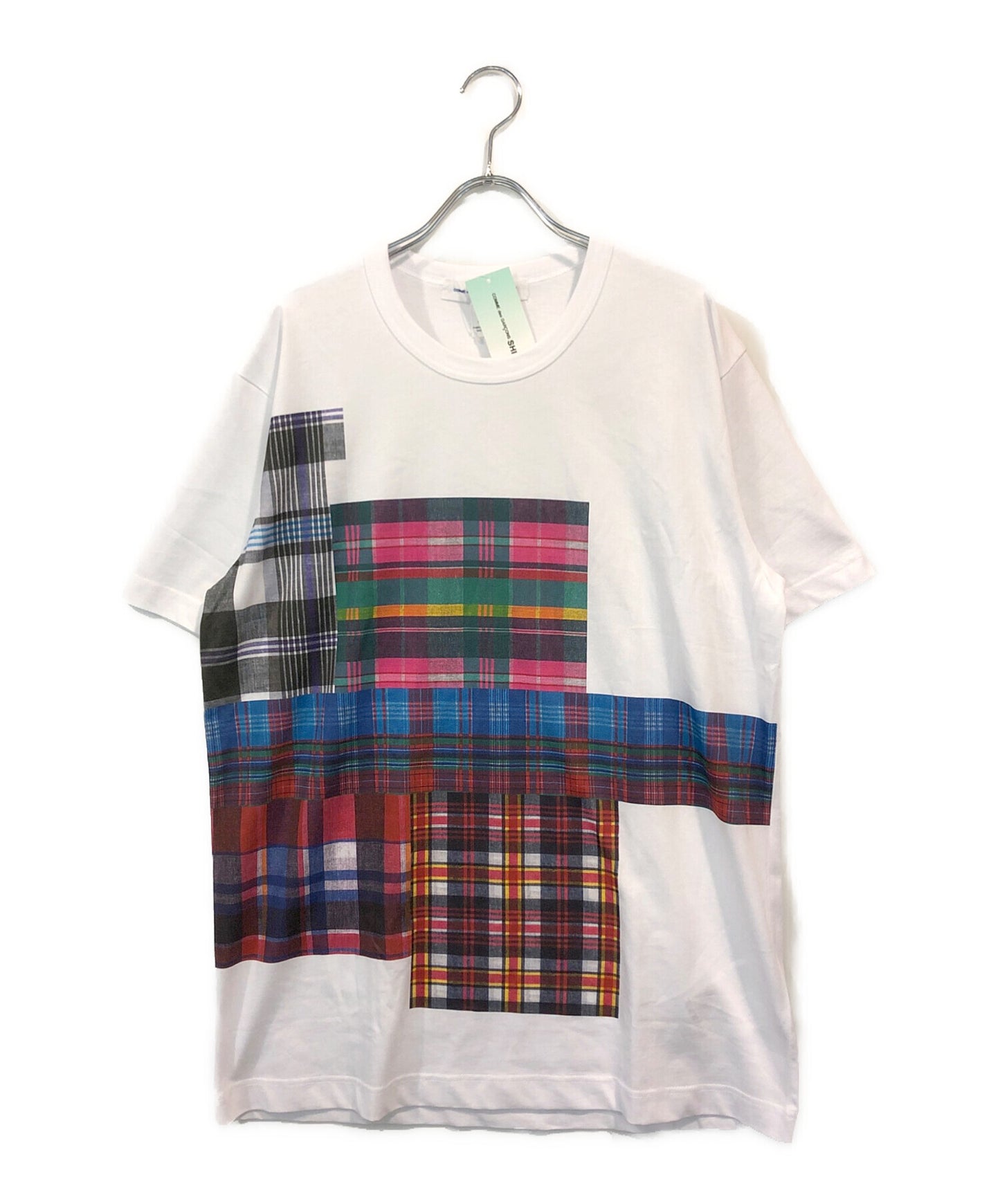 [Pre-owned] COMME des GARCONS SHIRT 25SS Collection Digital Print Check2 Tee FO-T008
