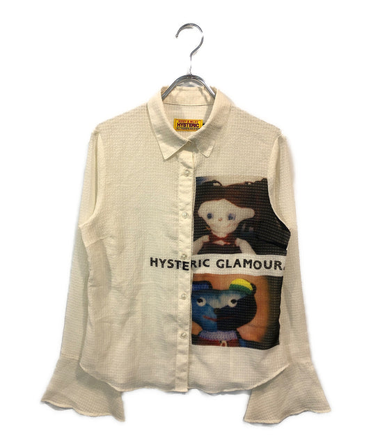 [Pre-owned] Hysteric Glamour HYSTERIC DOLL & RAINBOW BEAR Frilled cuffs blouse 01251AH09