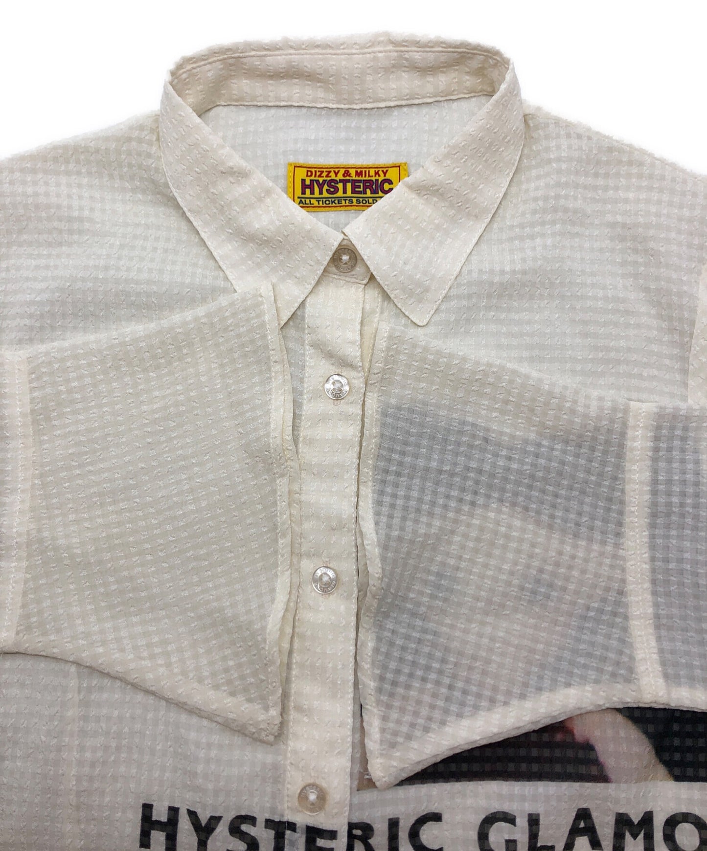 [Pre-owned] Hysteric Glamour HYSTERIC DOLL & RAINBOW BEAR Frilled cuffs blouse 01251AH09