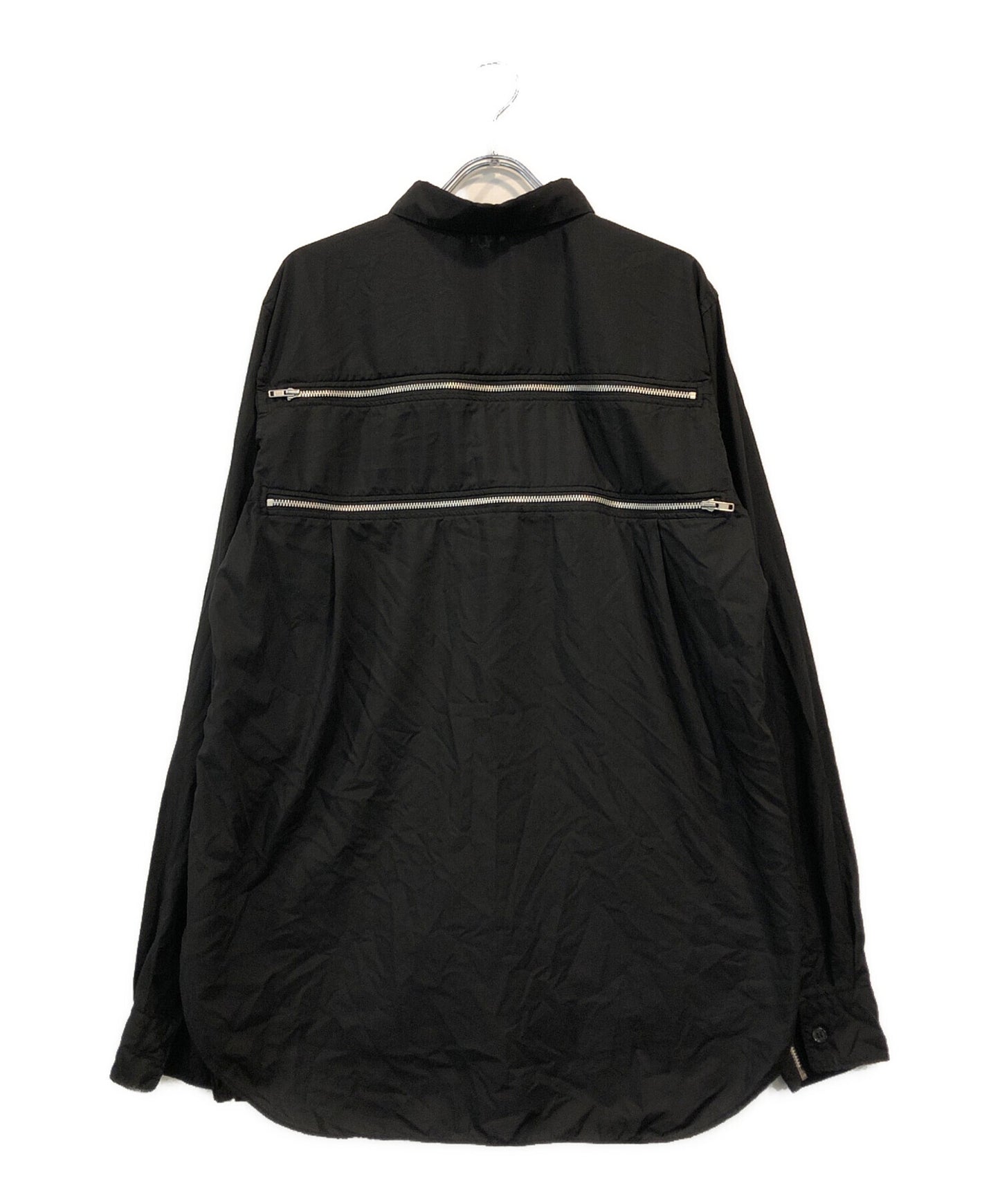 [Pre-owned] BLACK COMME des GARCONS Zip design long sleeve shirt