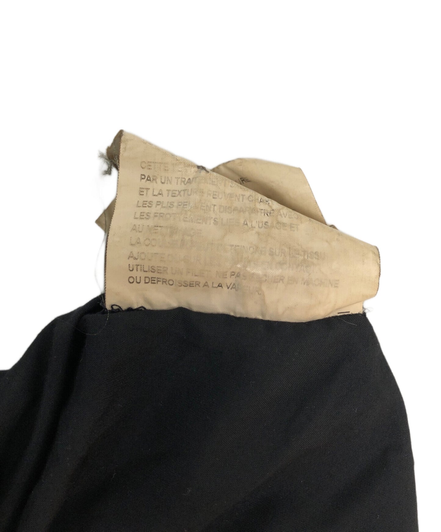 [Pre-owned] BLACK COMME des GARCONS Zip design long sleeve shirt