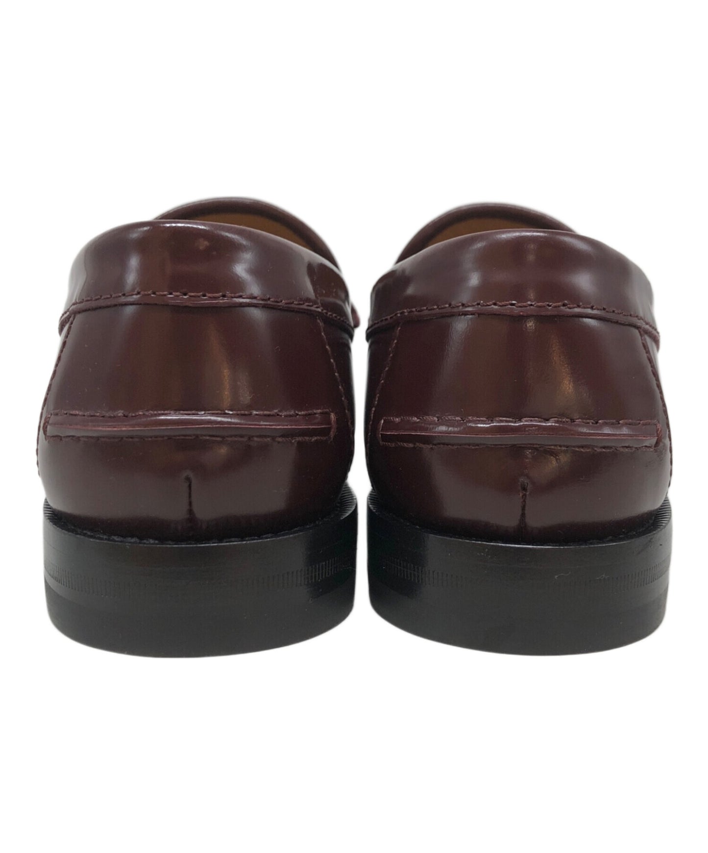 [Pre-owned] GUCCI GG Leather Horsebit Loafers 786426