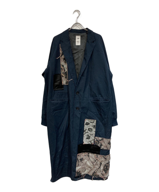 [Pre-owned] MIHARA YASUHIRO Jaquard ragran coat 71451302