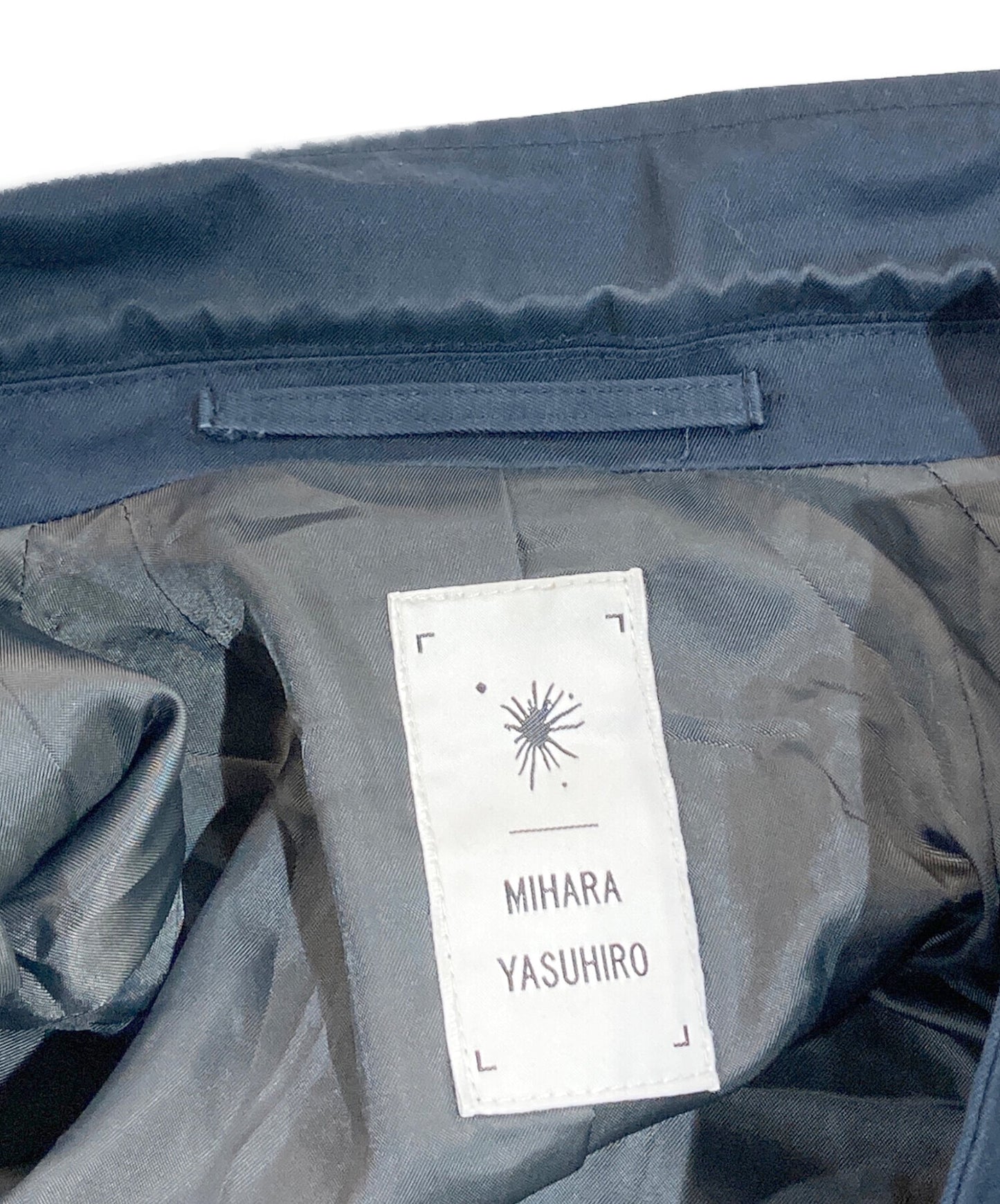 [Pre-owned] MIHARA YASUHIRO Jaquard ragran coat 71451302