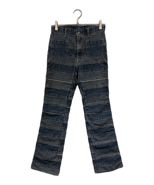 [Pre-owned] Hysteric Glamour Scratch Flare Denim Pants 01193AP02
