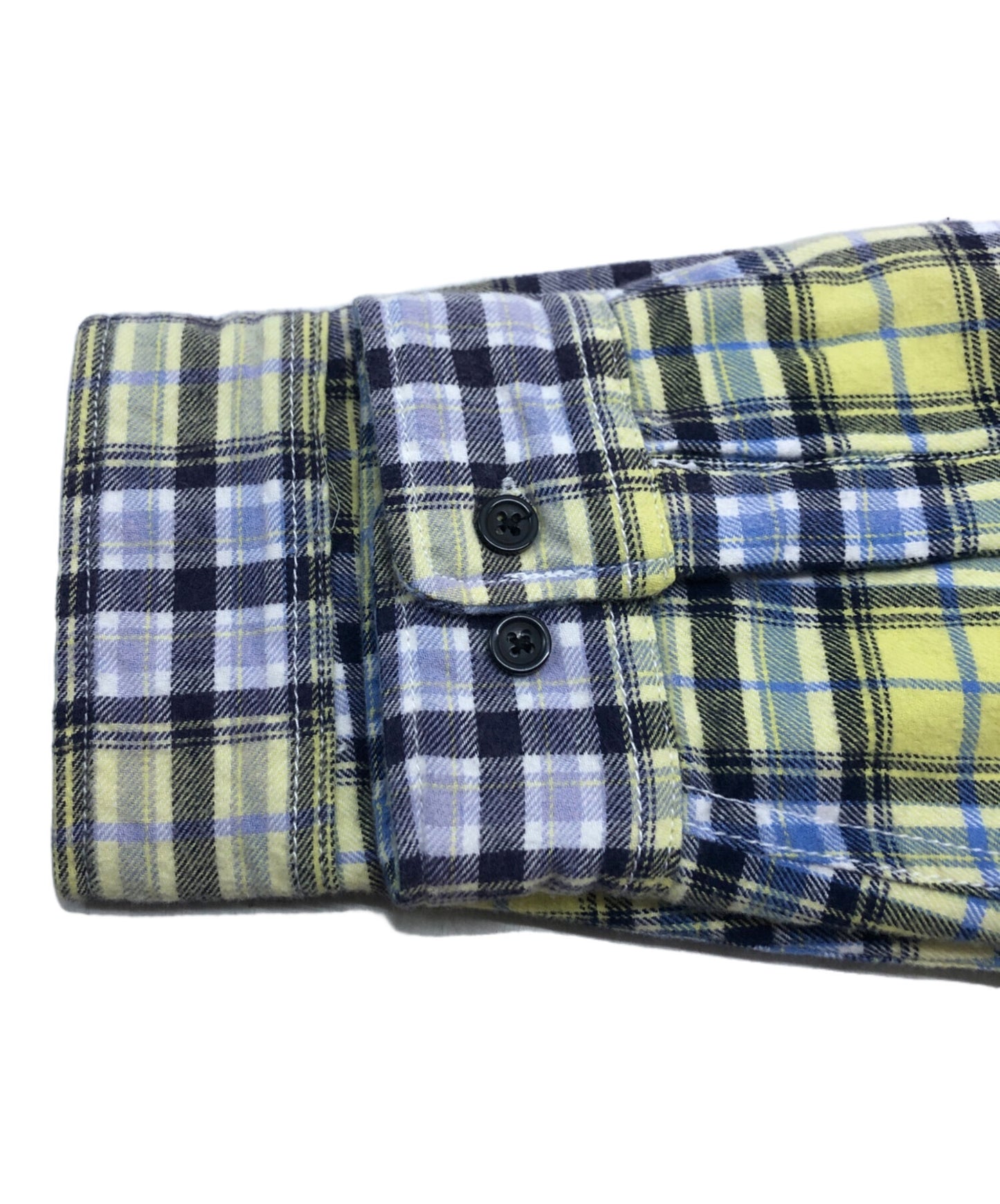 [Pre-owned] SUPREME Quilted, Lined Plaid Flannel Shirt