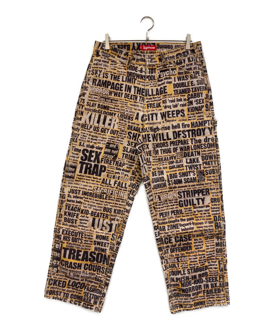 [Pre-owned] SUPREME Dash Snow Double Knee Painter Pants