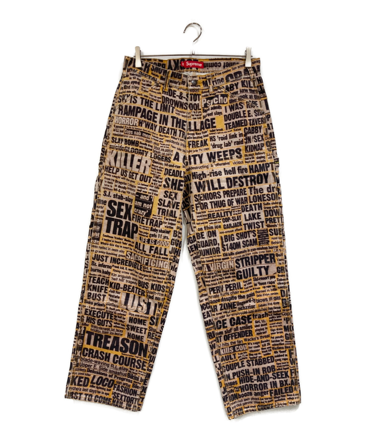 [Pre-owned] SUPREME Dash Snow Double Knee Painter Pants