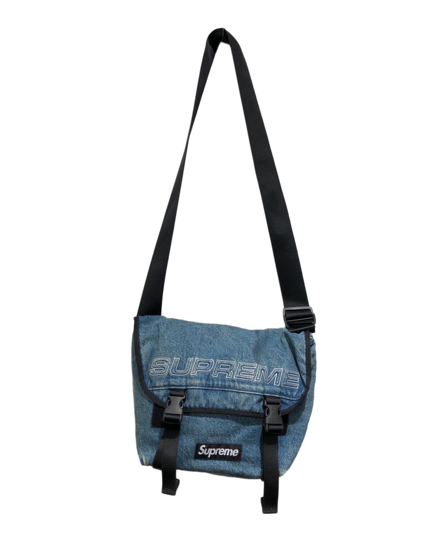 [Pre-owned] SUPREME Denim Messenger Bag