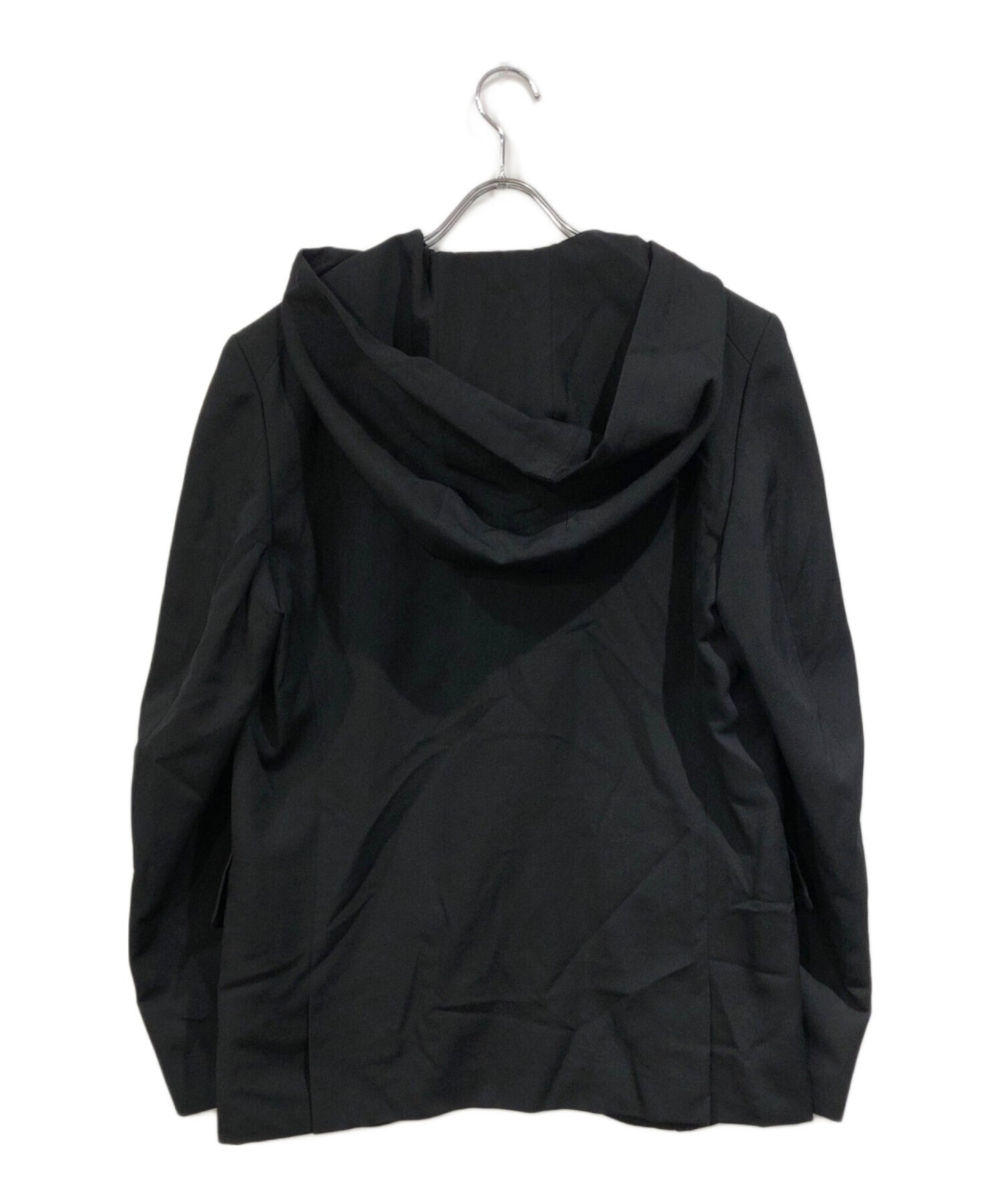 [Pre-owned] BLACK COMME des GARCONS Wool Gabardine Hooded Jacket 1P-J007