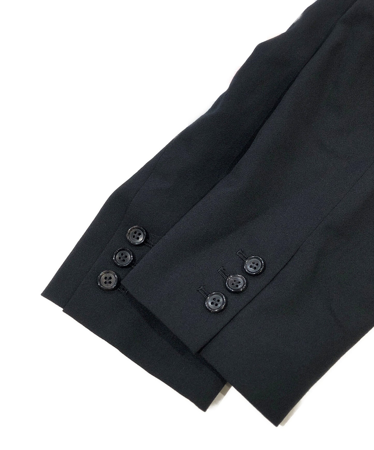 [Pre-owned] BLACK COMME des GARCONS Wool Gabardine Hooded Jacket 1P-J007