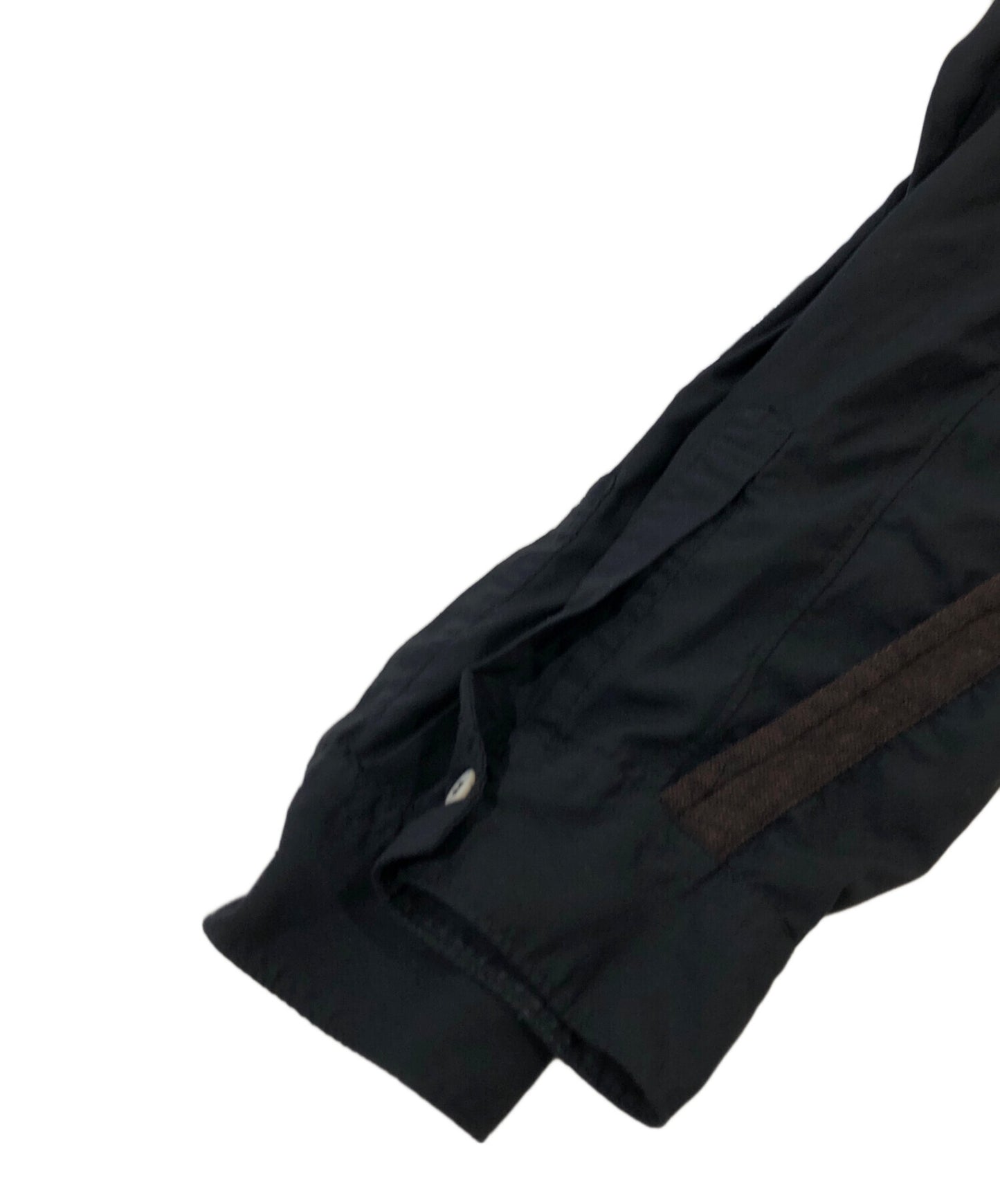 [Pre-owned] BLACK COMME des GARCONS Wool-Blend Asymmetrical Long-Sleeve Shirt 1P-B004