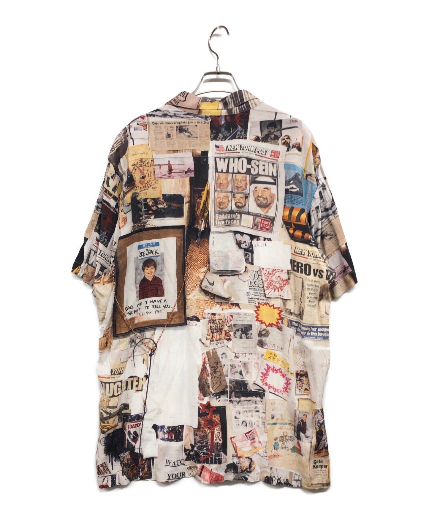 [Pre-owned] SUPREME 21SS Dash's Wall Rayon S/S Shirt