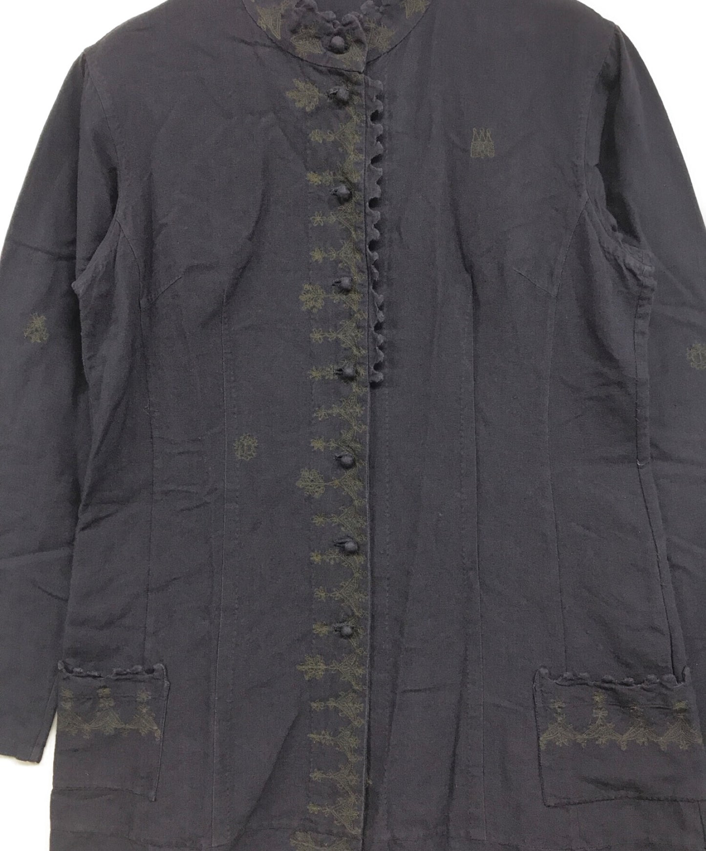 [Pre-owned] ISSEY MIYAKE Embroidered long shirts HA12FT510