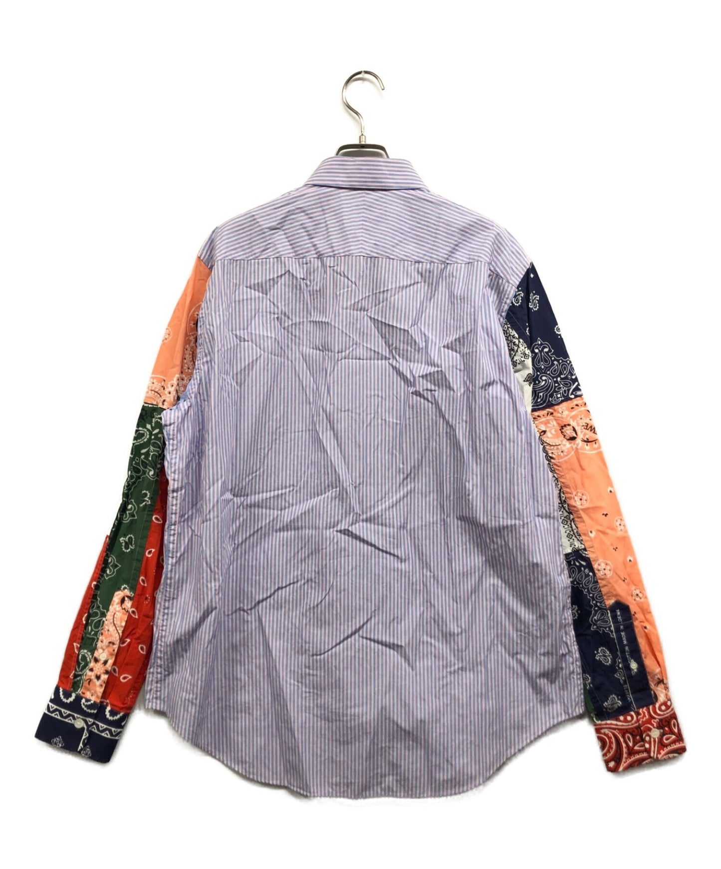 [Pre-owned] LOEWE Bandana Sleeve Stripe Shirt H2199842CG