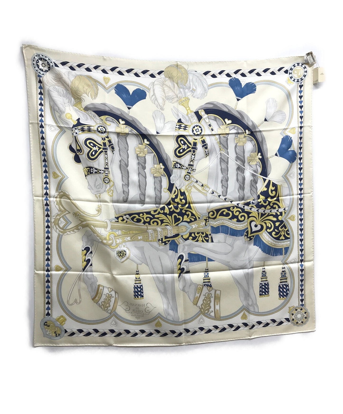 [Pre-owned] HERMES Carré 90 Arne de Coeur 004090S