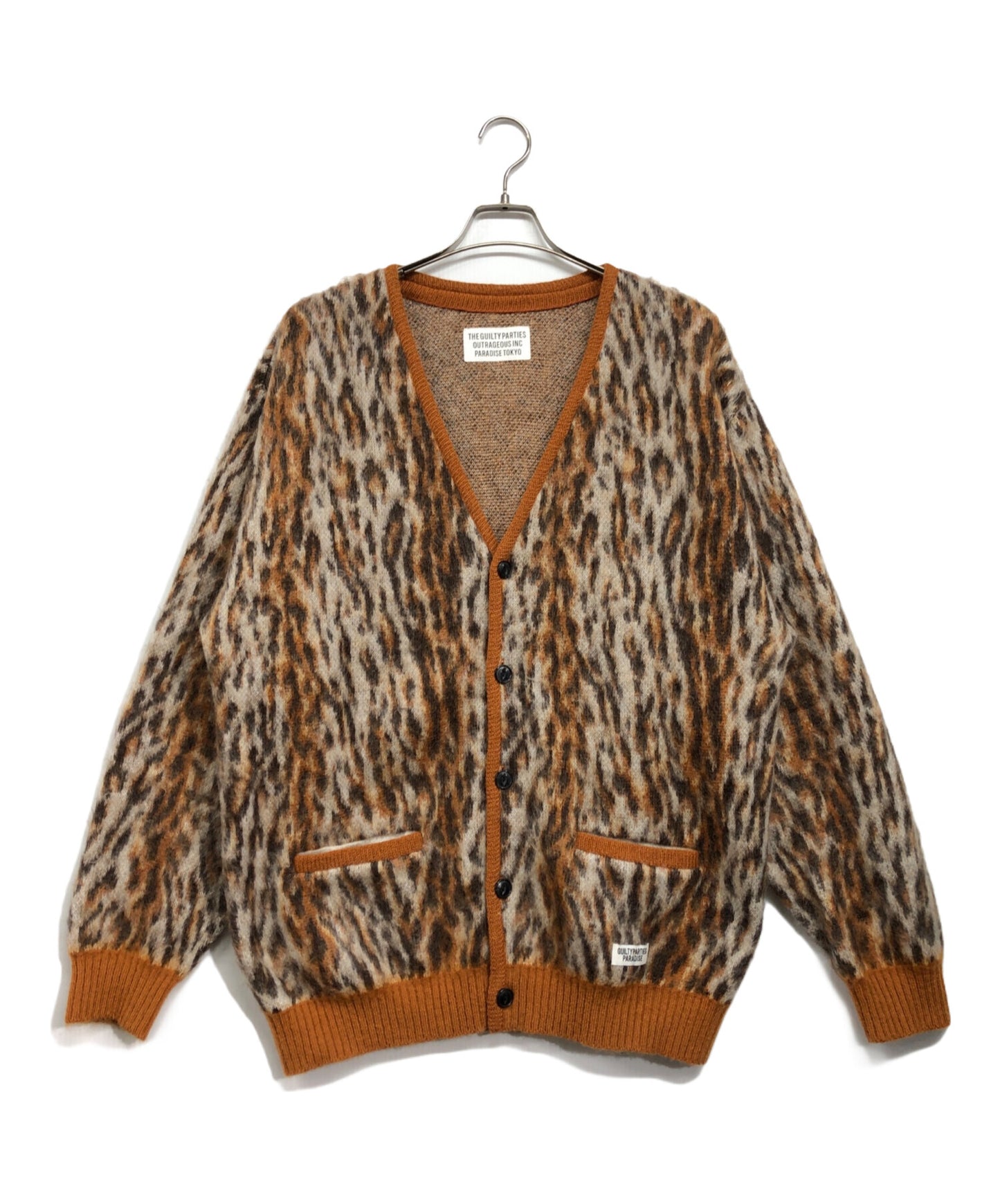 [Pre-owned] WACKO MARIA Leopard mohair cardigan