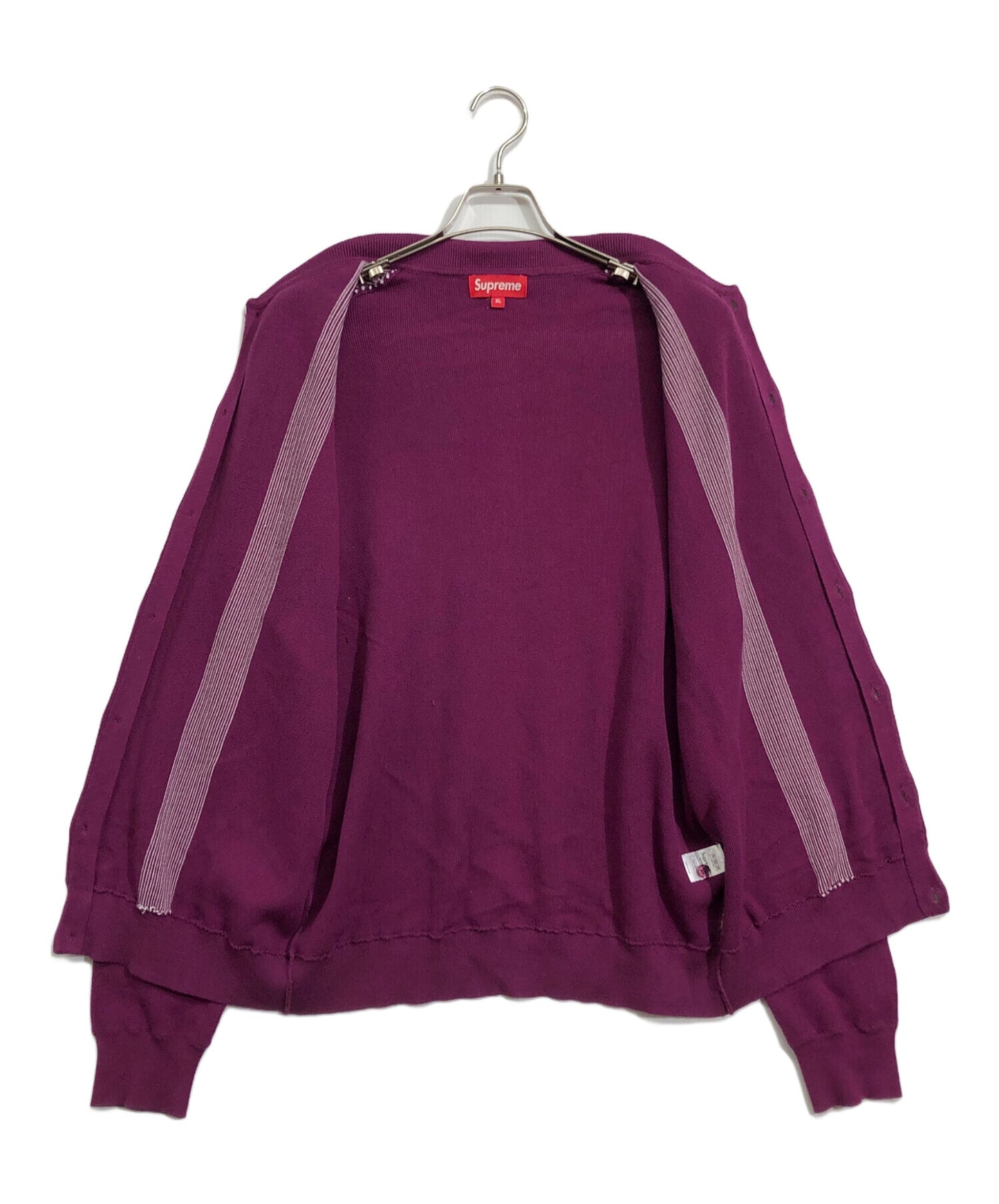 [Pre-owned] SUPREME Striped Polo Sweater