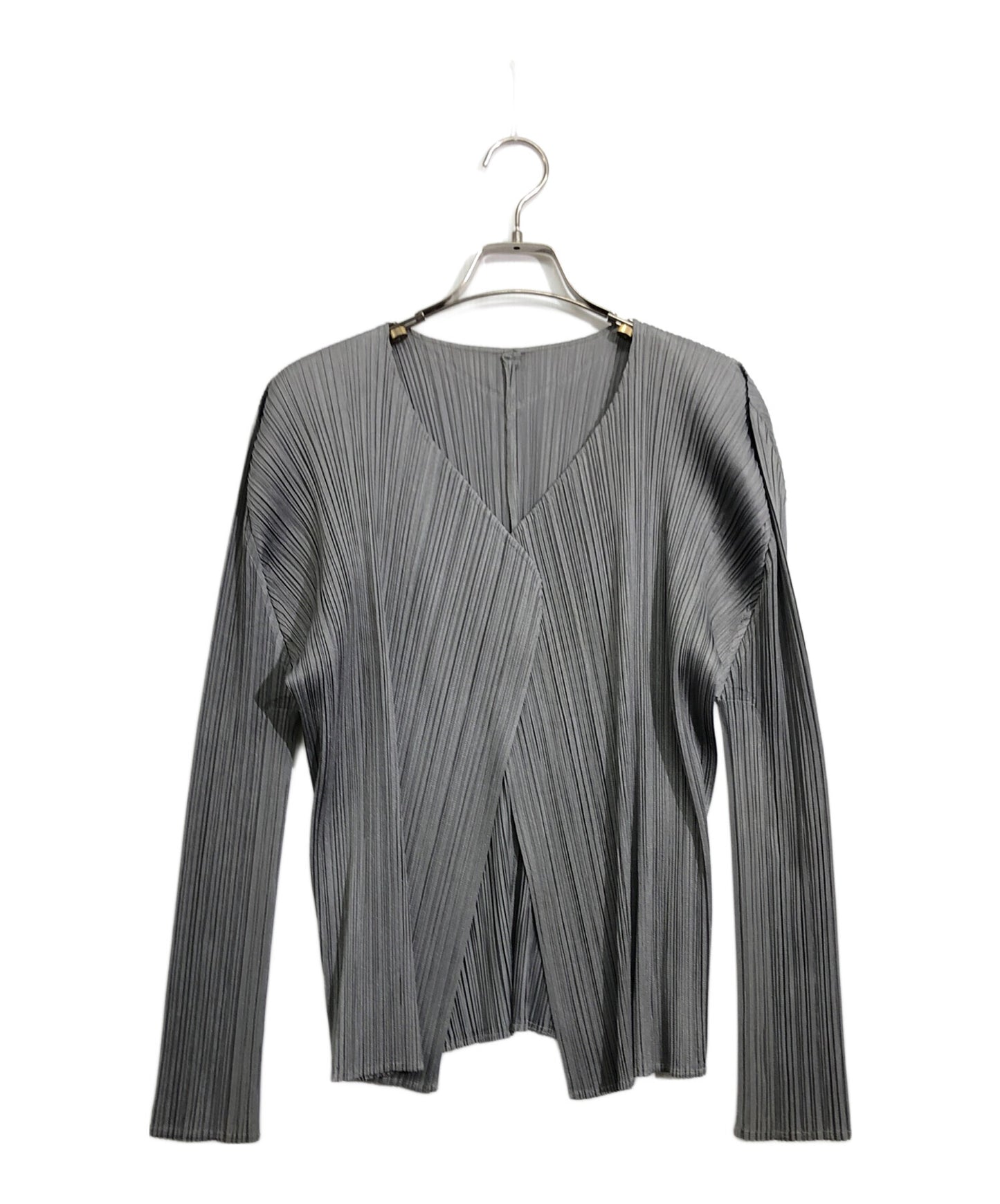 [Pre-owned] PLEATS PLEASE pleated cardigan PP55-J0103