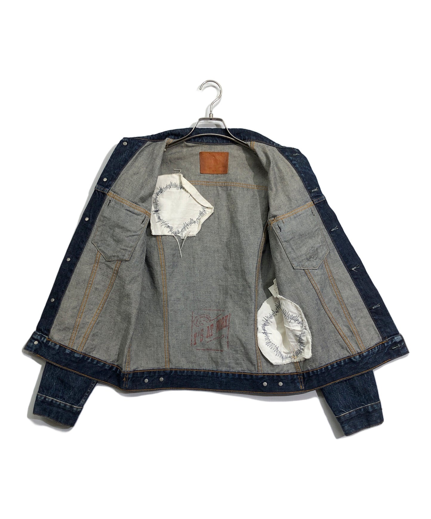 [Pre-owned] Y's Patchwork Denim Jacket