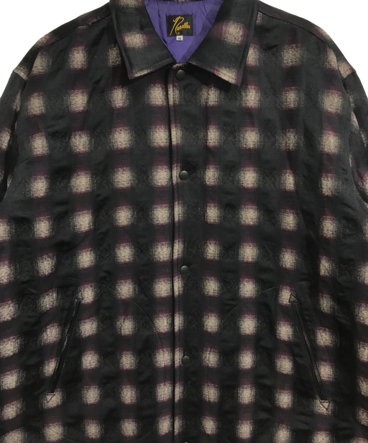 [Pre-owned] Needles Coach Jacke Ombre Plaid Jq NS123