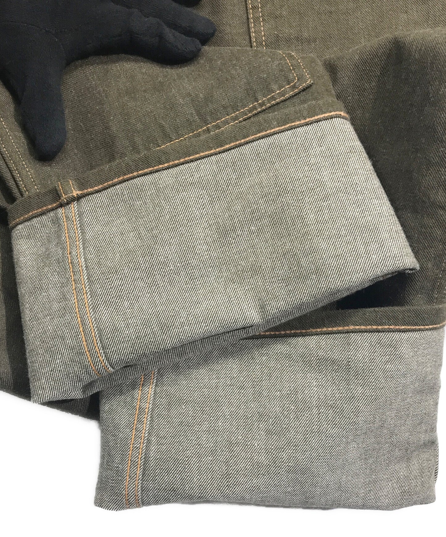 [Pre-owned] A BATHING APE double-knee painted pants