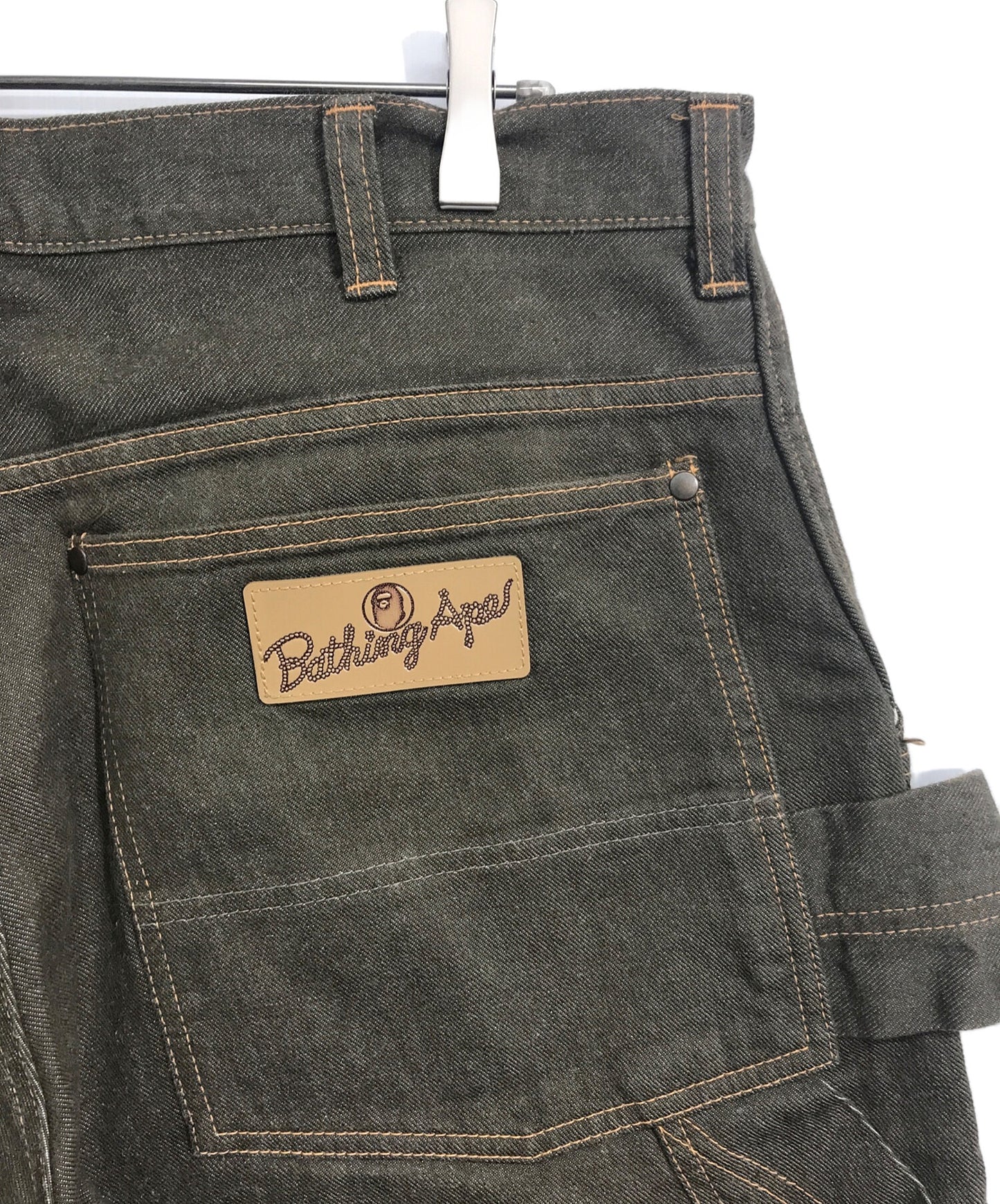 [Pre-owned] A BATHING APE double-knee painted pants