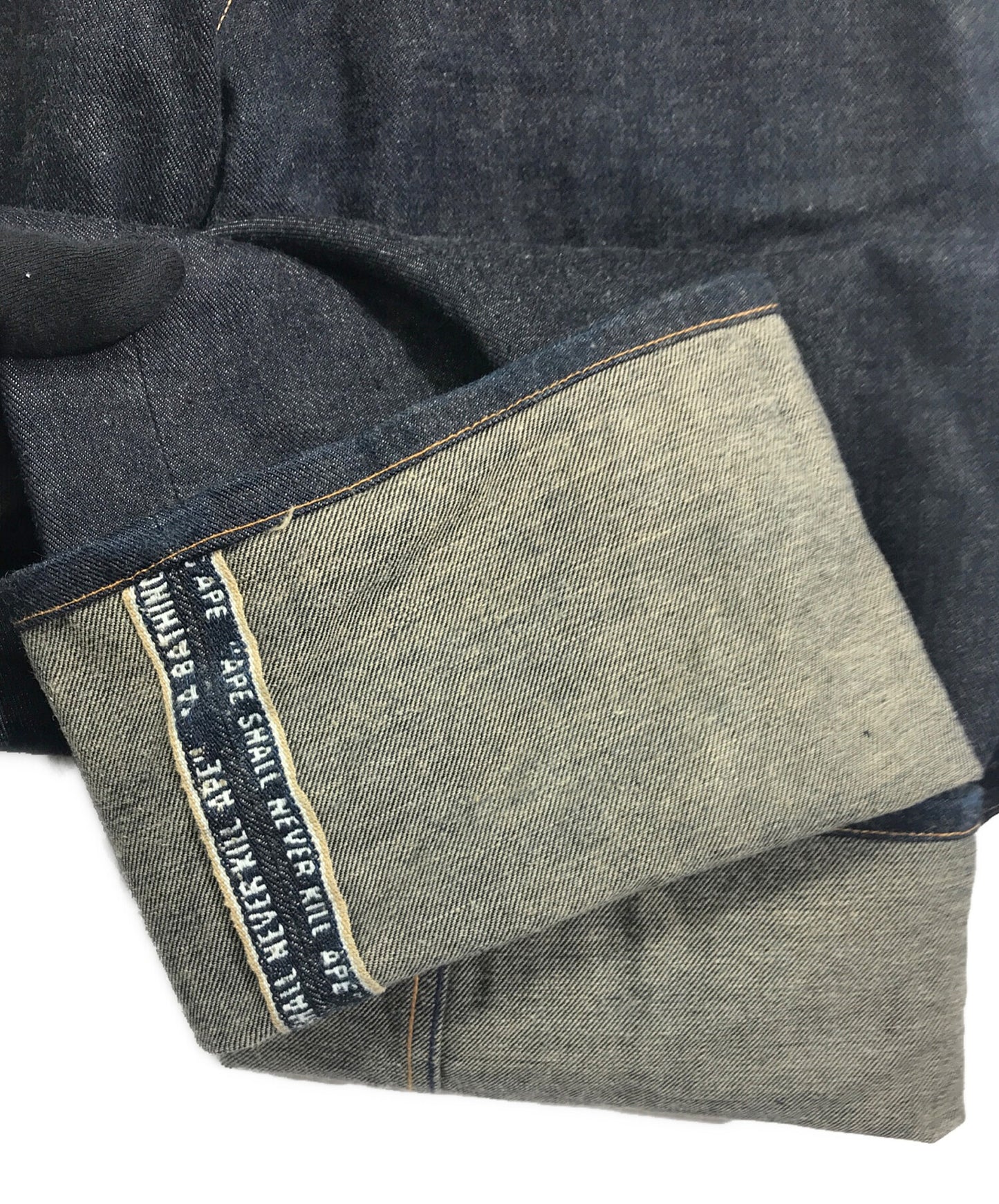 [Pre-owned] A BATHING APE Denim Cargo Pants