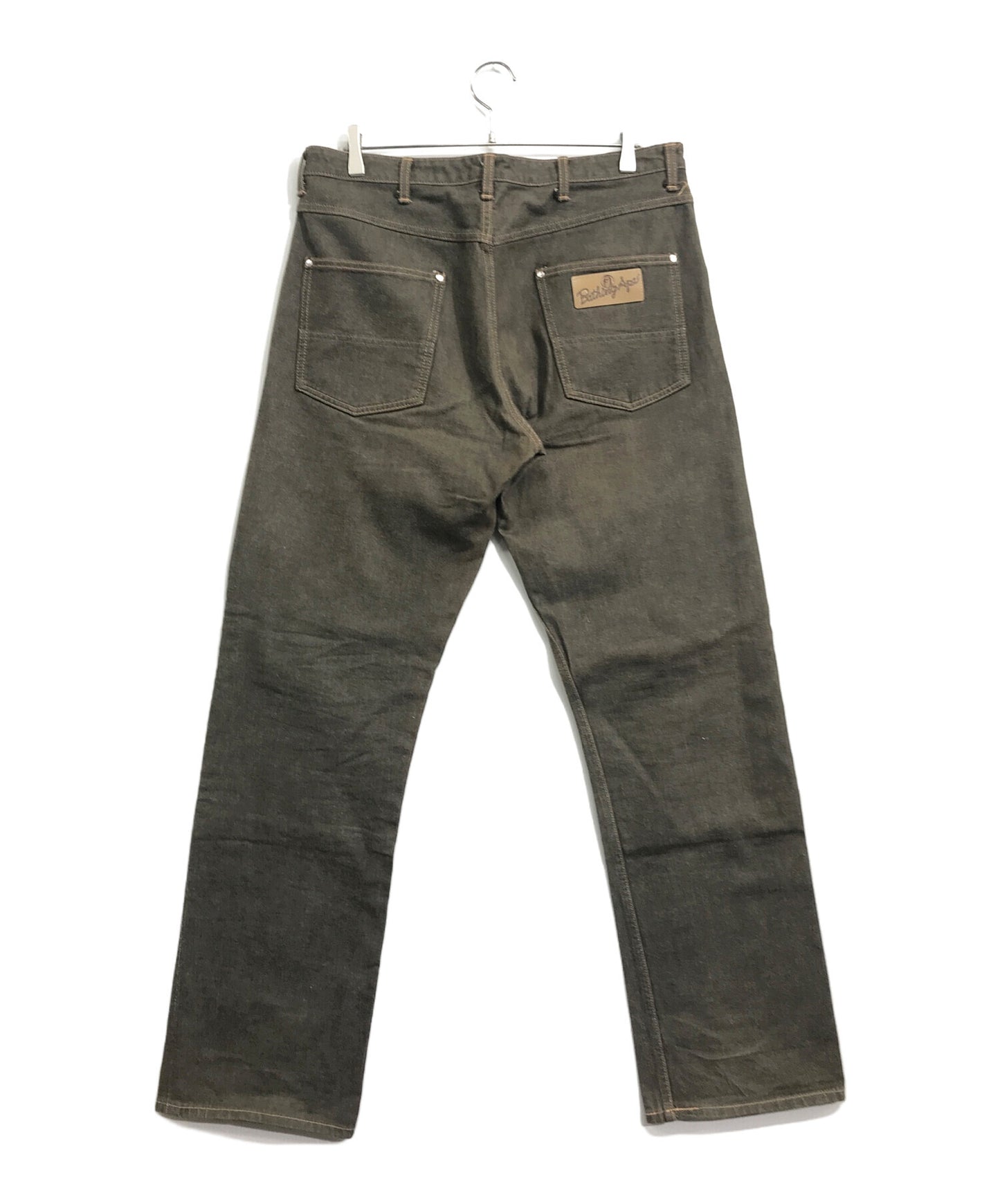 [Pre-owned] A BATHING APE double-knee painted pants