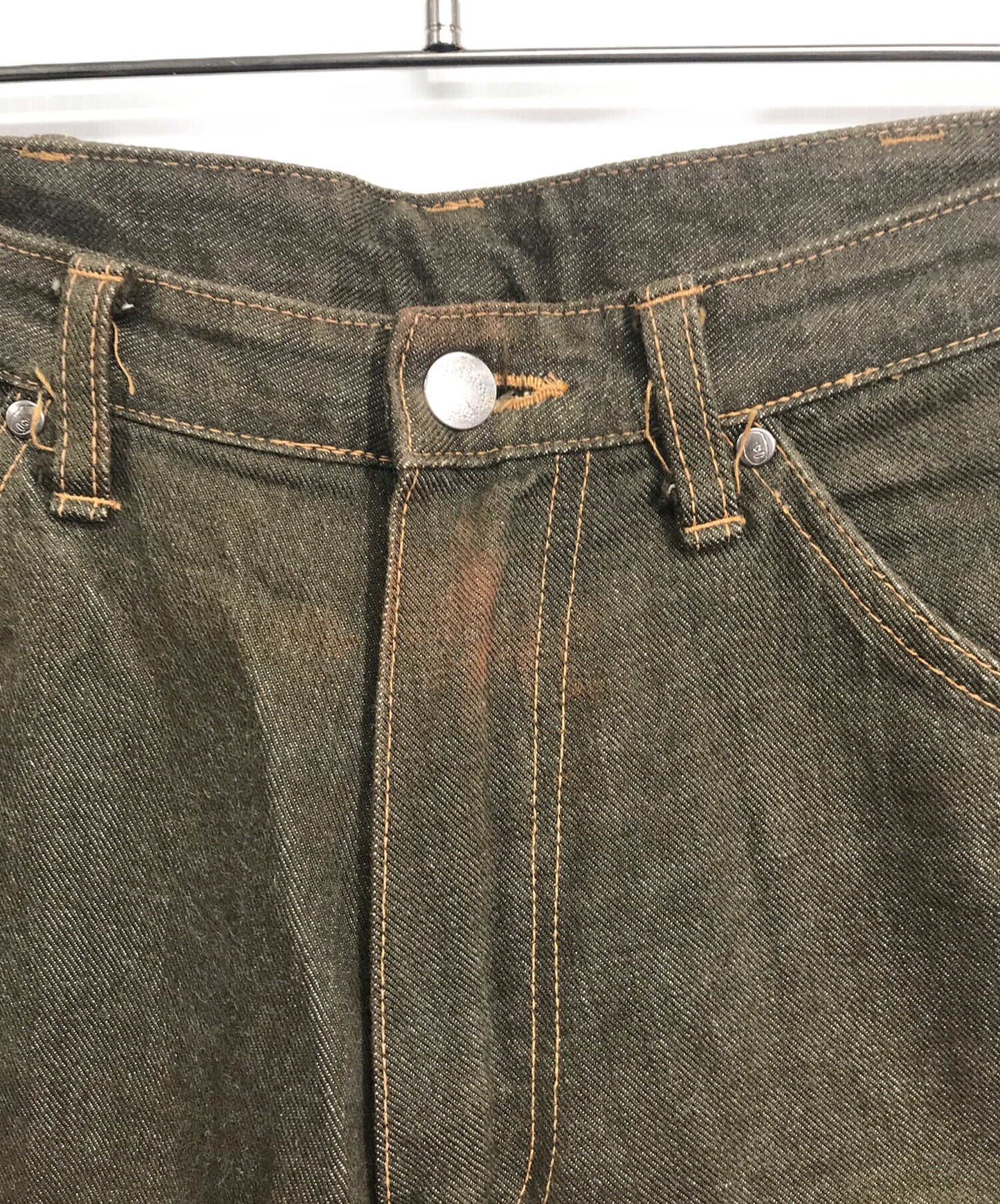 [Pre-owned] A BATHING APE double-knee painted pants