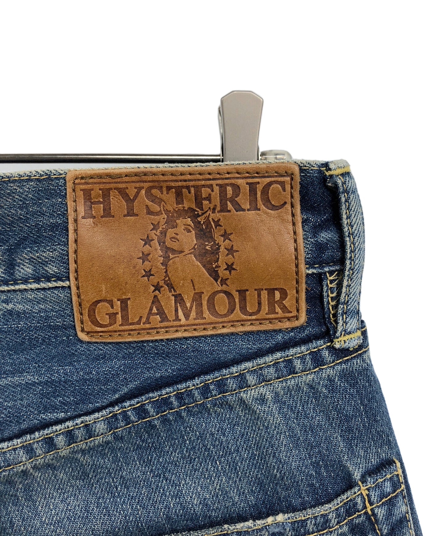 [Pre-owned] Hysteric Glamour Damaged denim pants 0251AP11