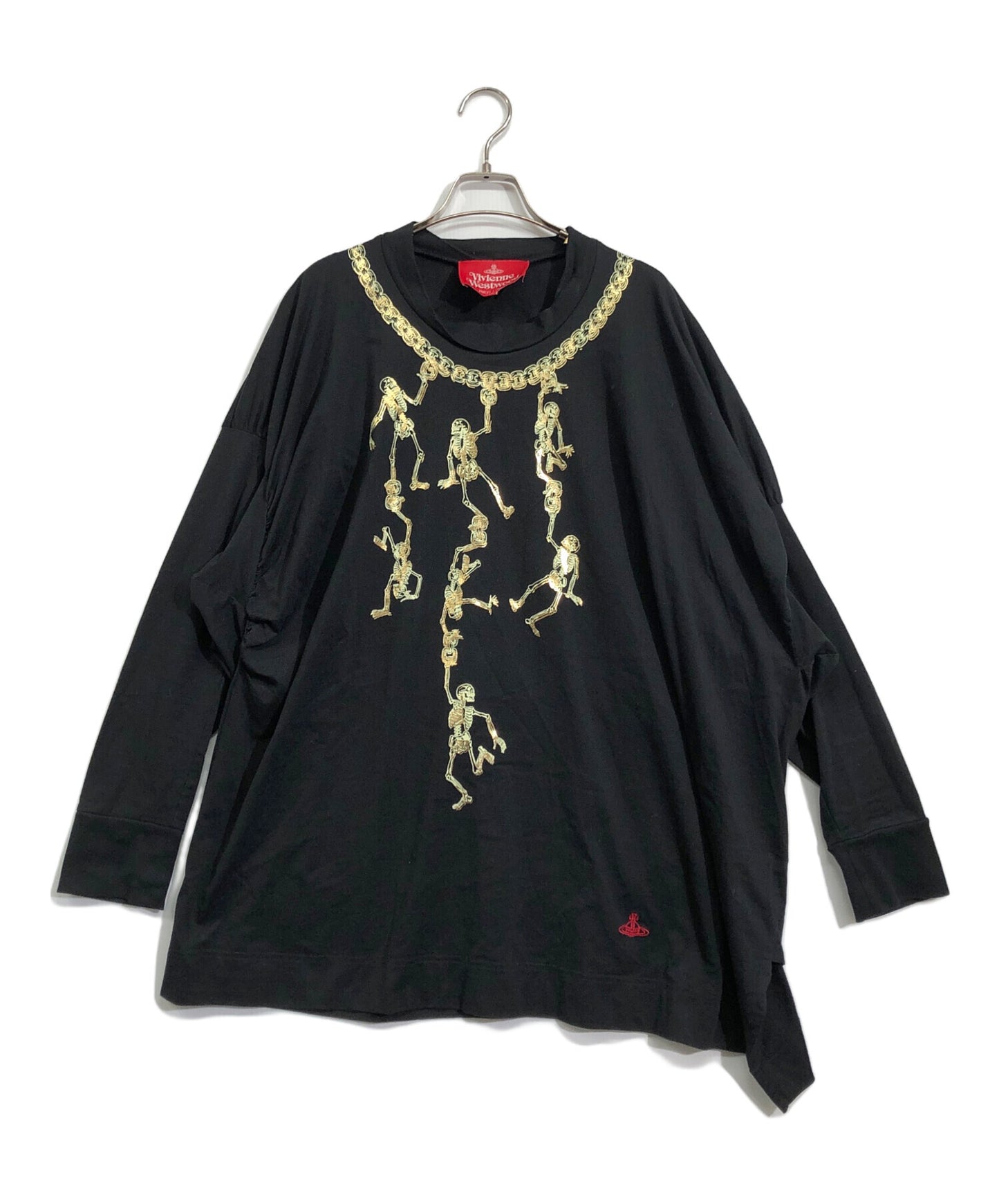 [Pre-owned] Vivienne Westwood RED LABEL Skull print t-shirt 16-12-342036