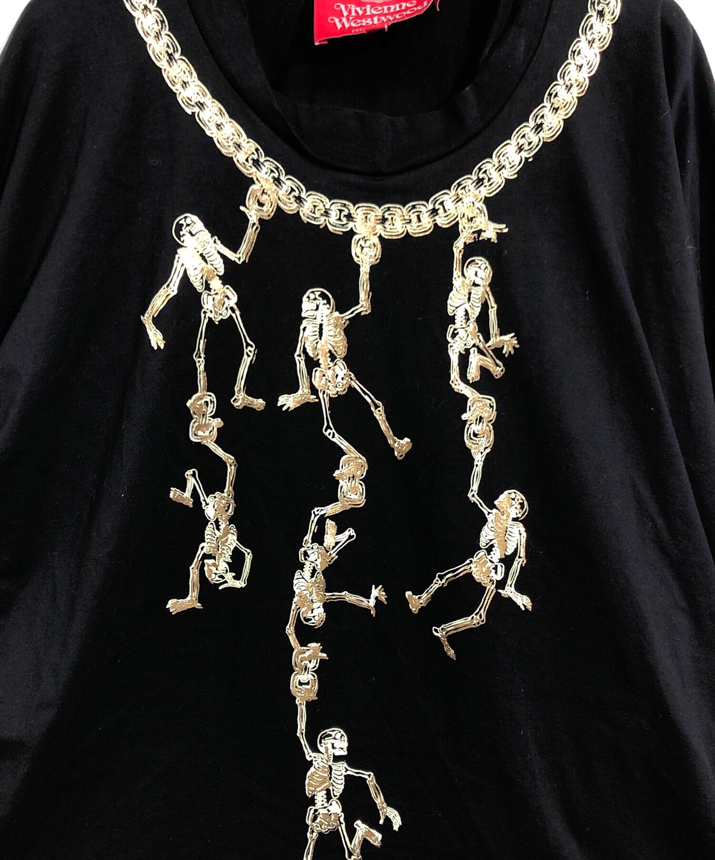 [Pre-owned] Vivienne Westwood RED LABEL Skull print t-shirt 16-12-342036