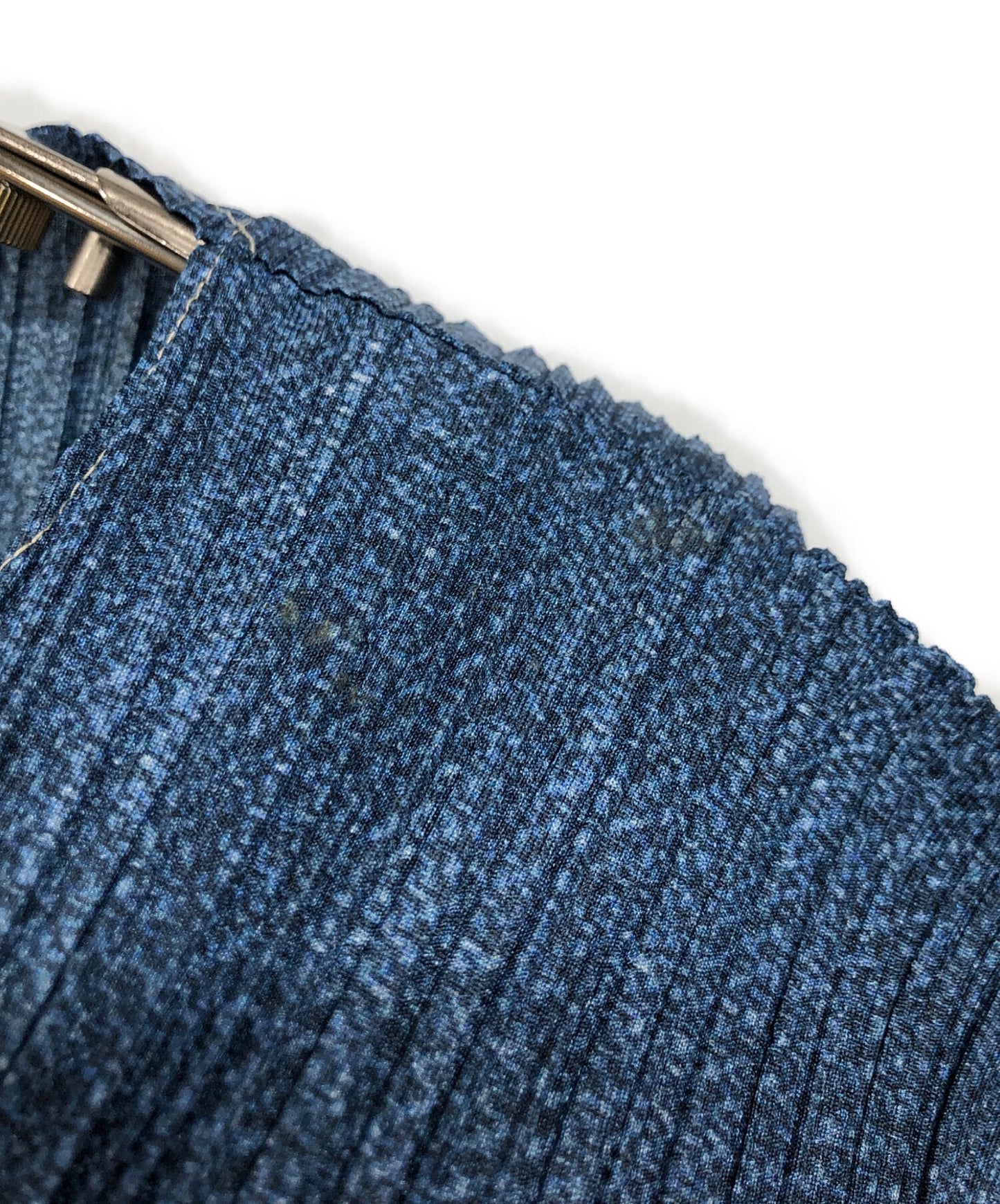 [Pre-owned] PLEATS PLEASE Denim Transfer Pleated Cut and Sewn PP12-JK254