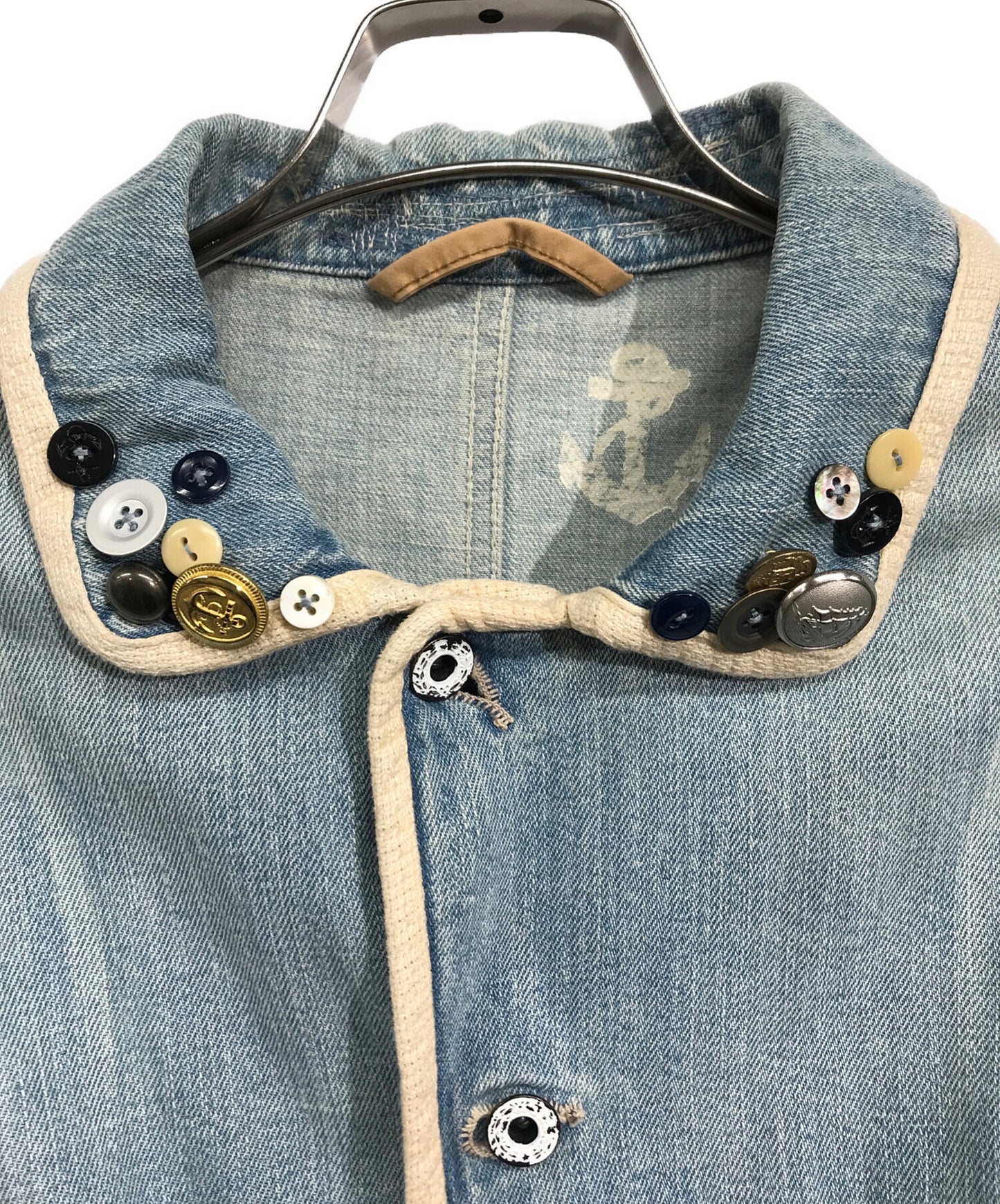 [Pre-owned] KAPITAL Piping Denim Coat