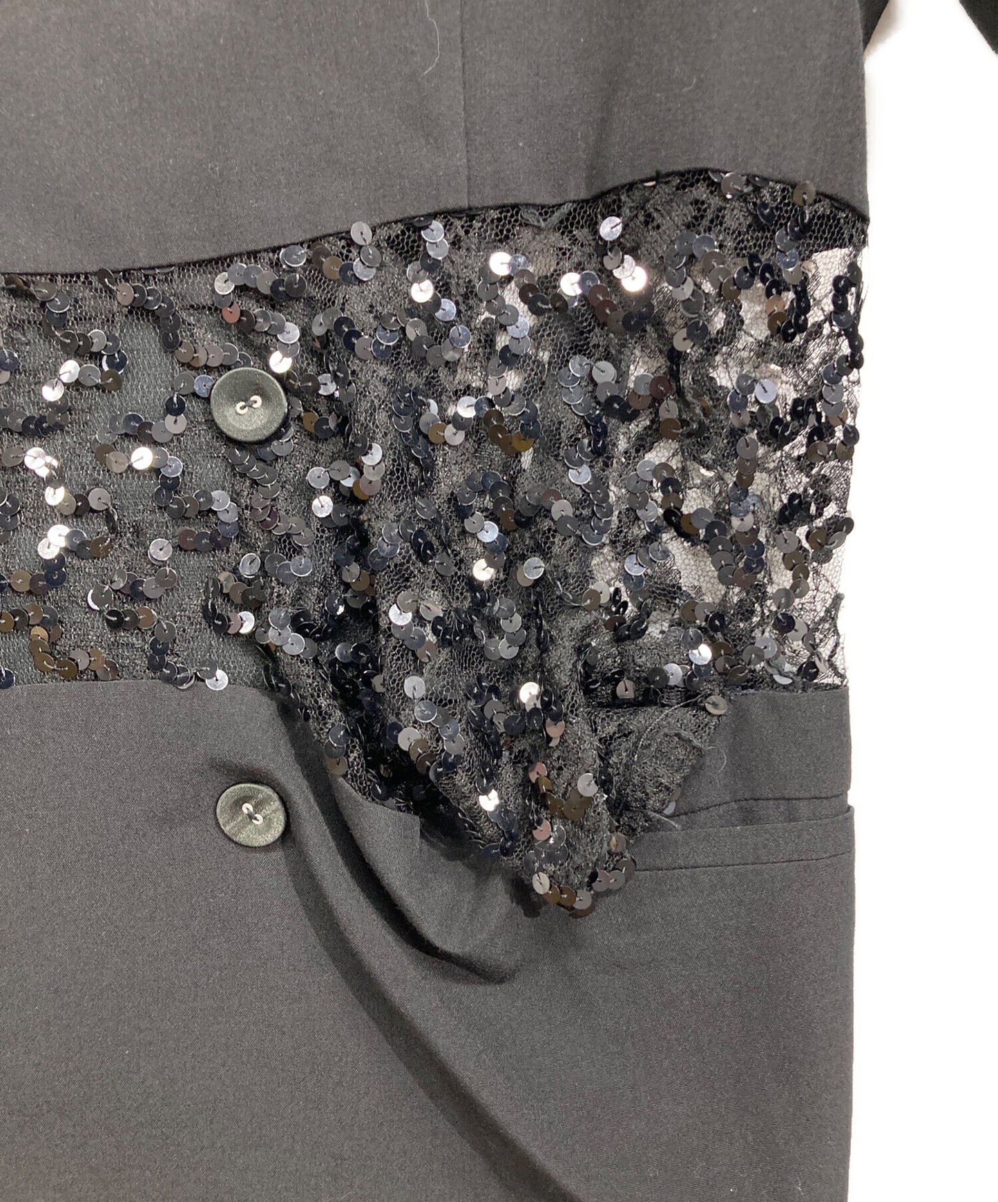 [Pre-owned] COMME des GARCONS Double jacket with sequin embellishment GJ-11034M