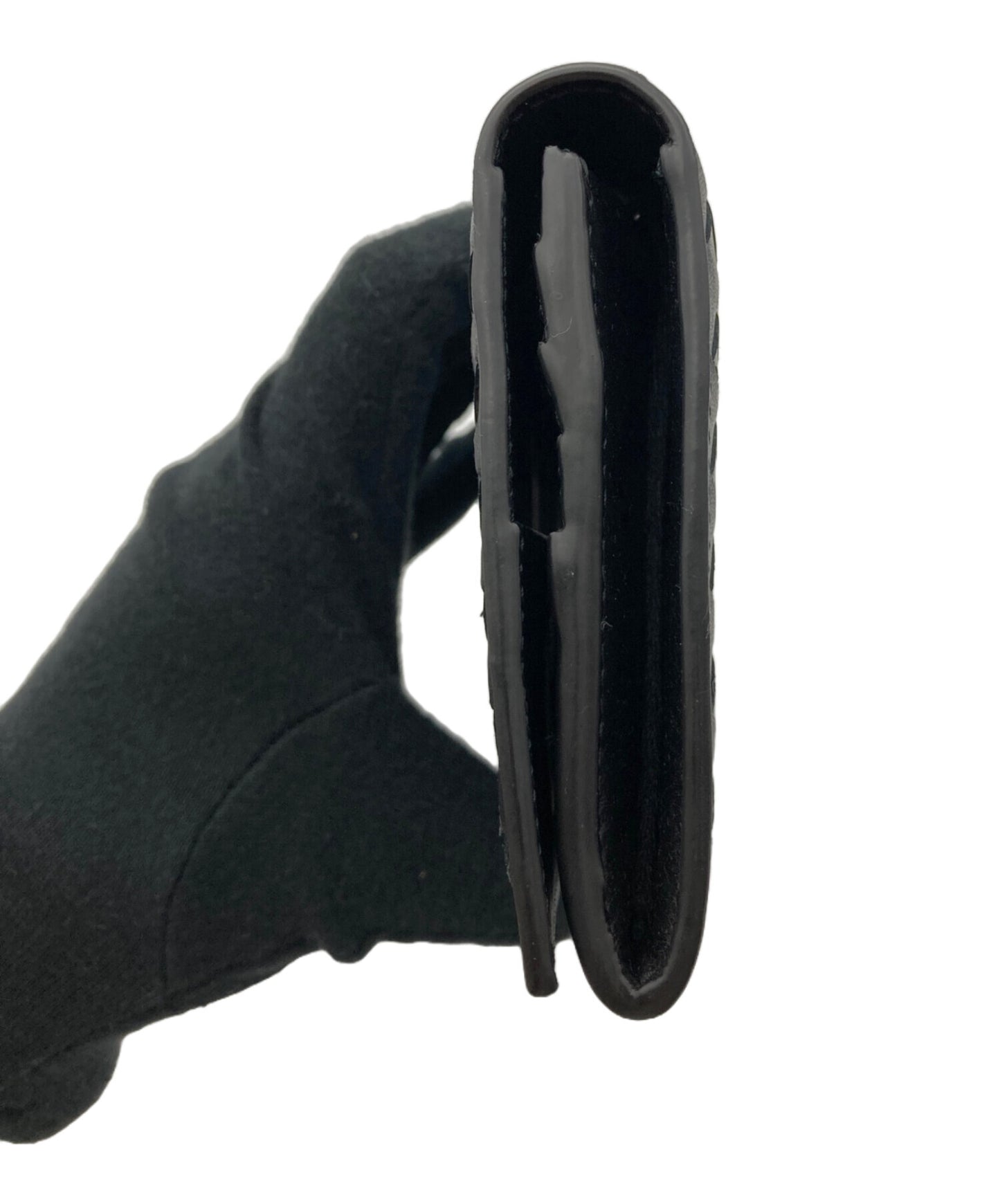 [Pre-owned] BOTTEGA VENETA Intrecciato Foldover Long Wallet