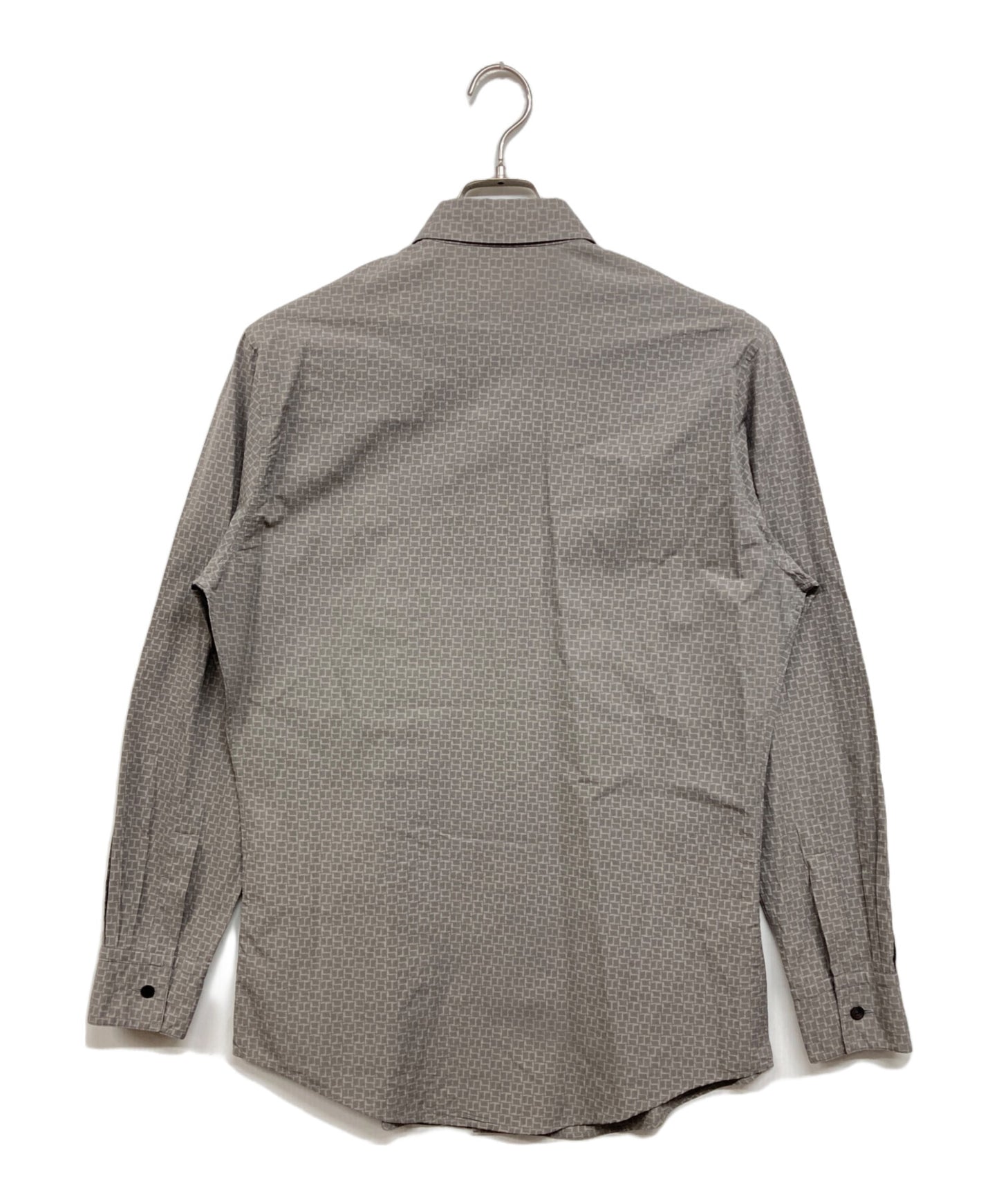 [Pre-owned] HERMES H Pattern Serie Button Shirt