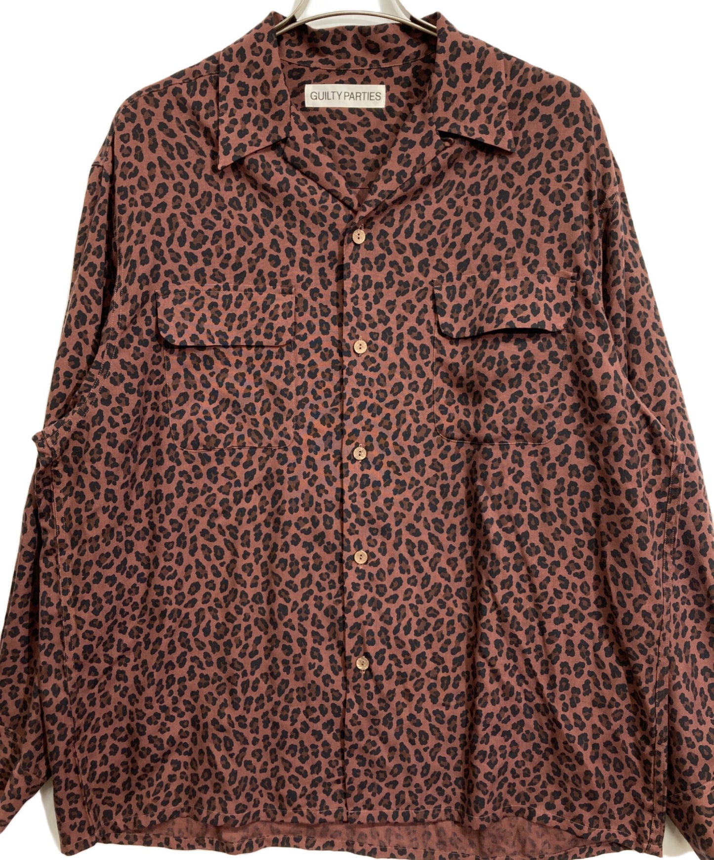 [Pre-owned] WACKO MARIA Leopard print Hawaiian shirt