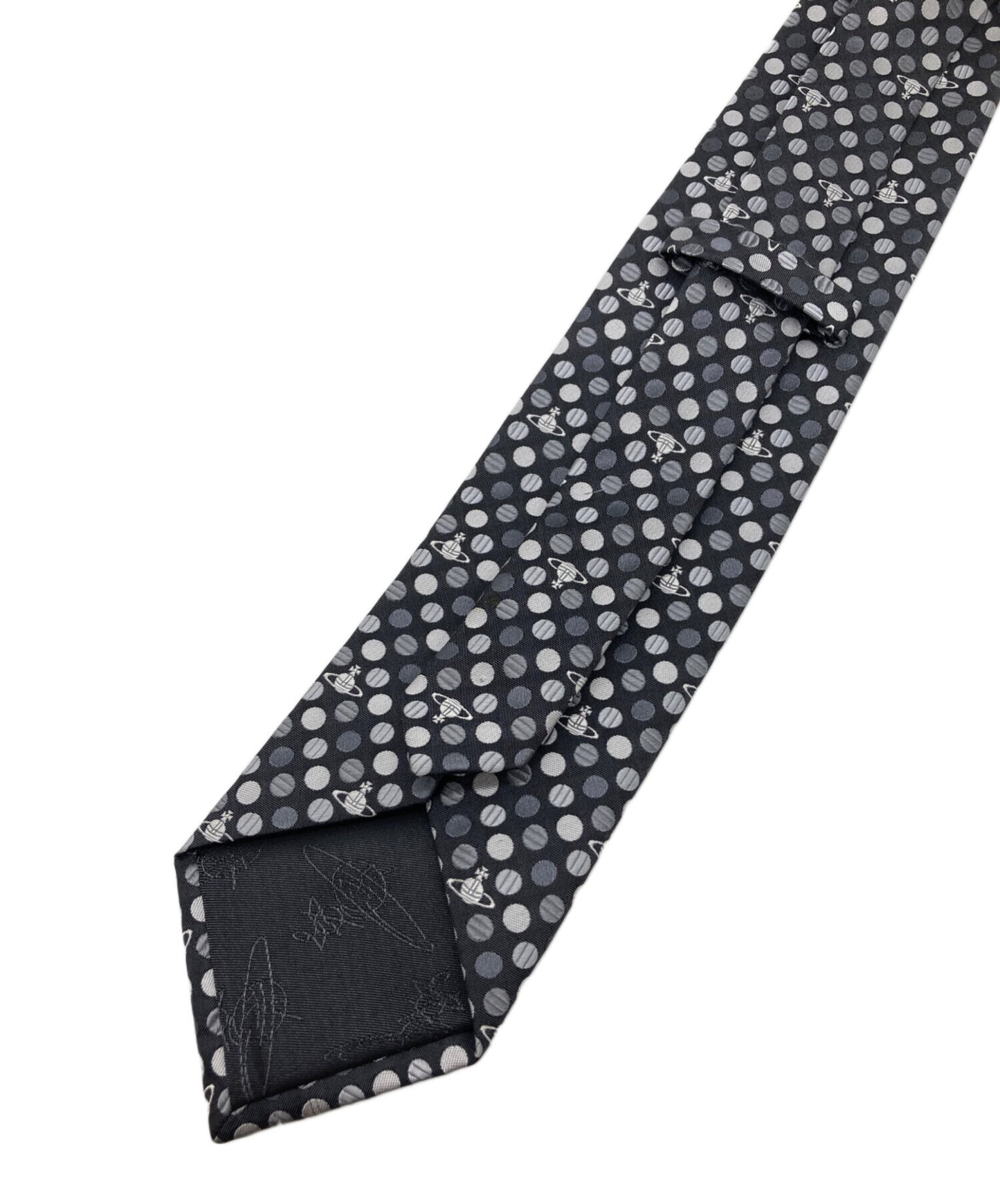 [Pre-owned] Vivienne Westwood Orb-patterned silk tie