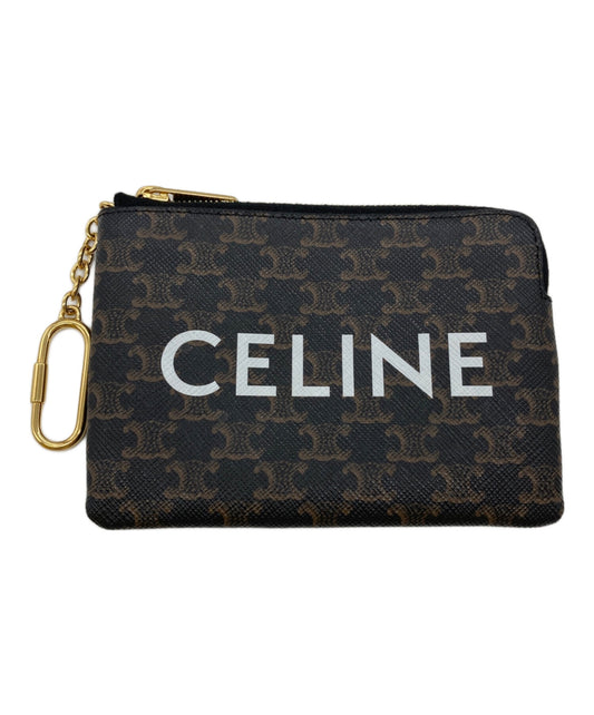 [Pre-owned] CELINE Coin & Card Case Trionf Canvas 10C662CA2.38NO